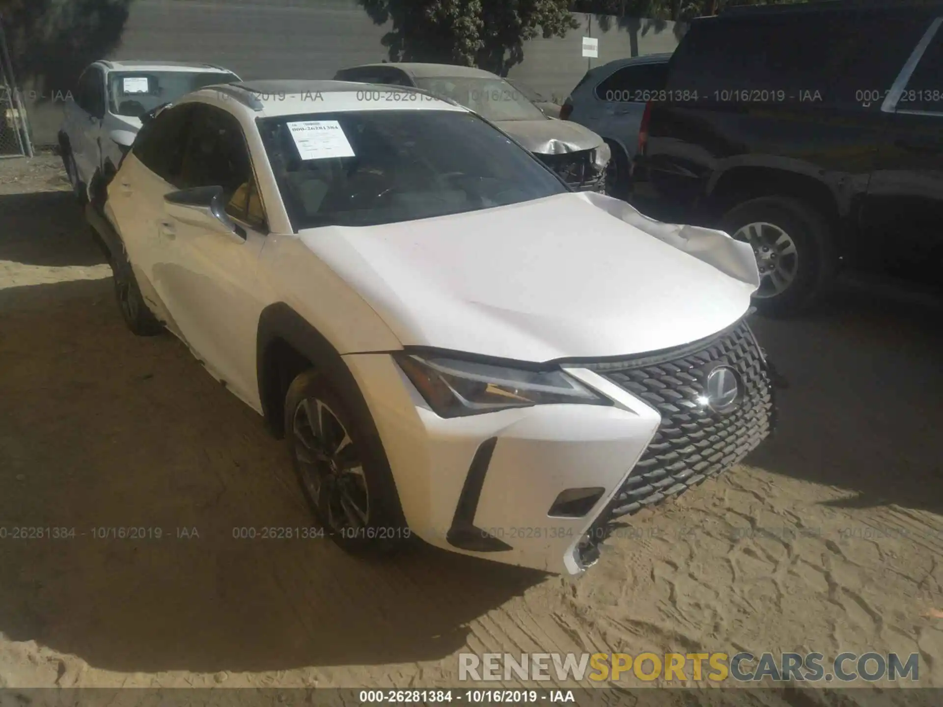 1 Photograph of a damaged car JTHU9JBH9K2004375 LEXUS UX 2019