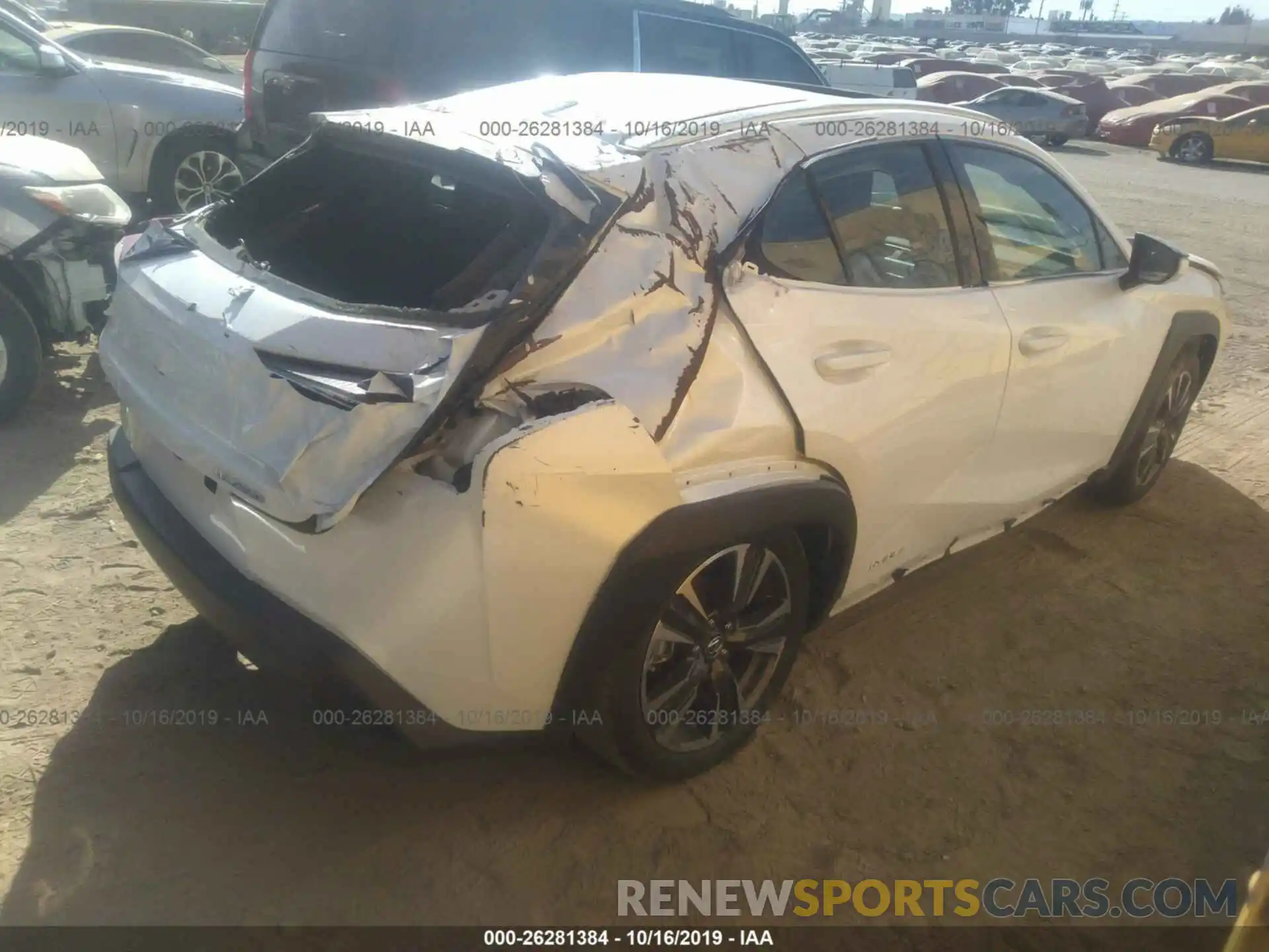 4 Photograph of a damaged car JTHU9JBH9K2004375 LEXUS UX 2019