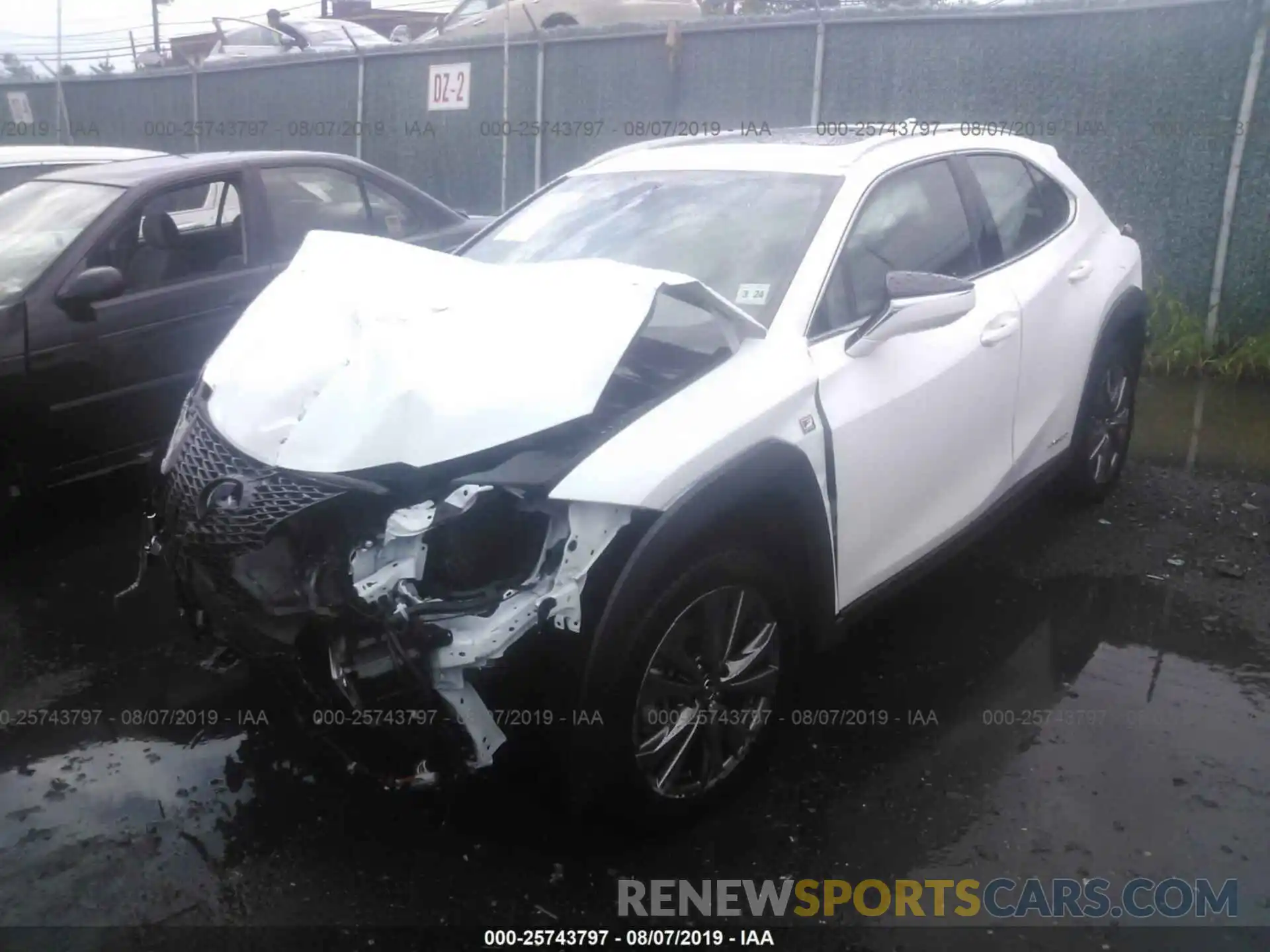 2 Photograph of a damaged car JTHU9JBH9K2005493 LEXUS UX 2019