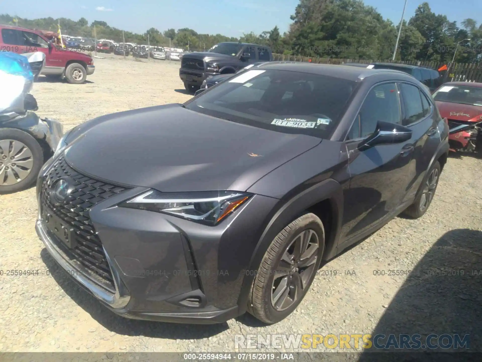 6 Фотография поврежденного автомобиля JTHU9JBH9K2009463 LEXUS UX 2019