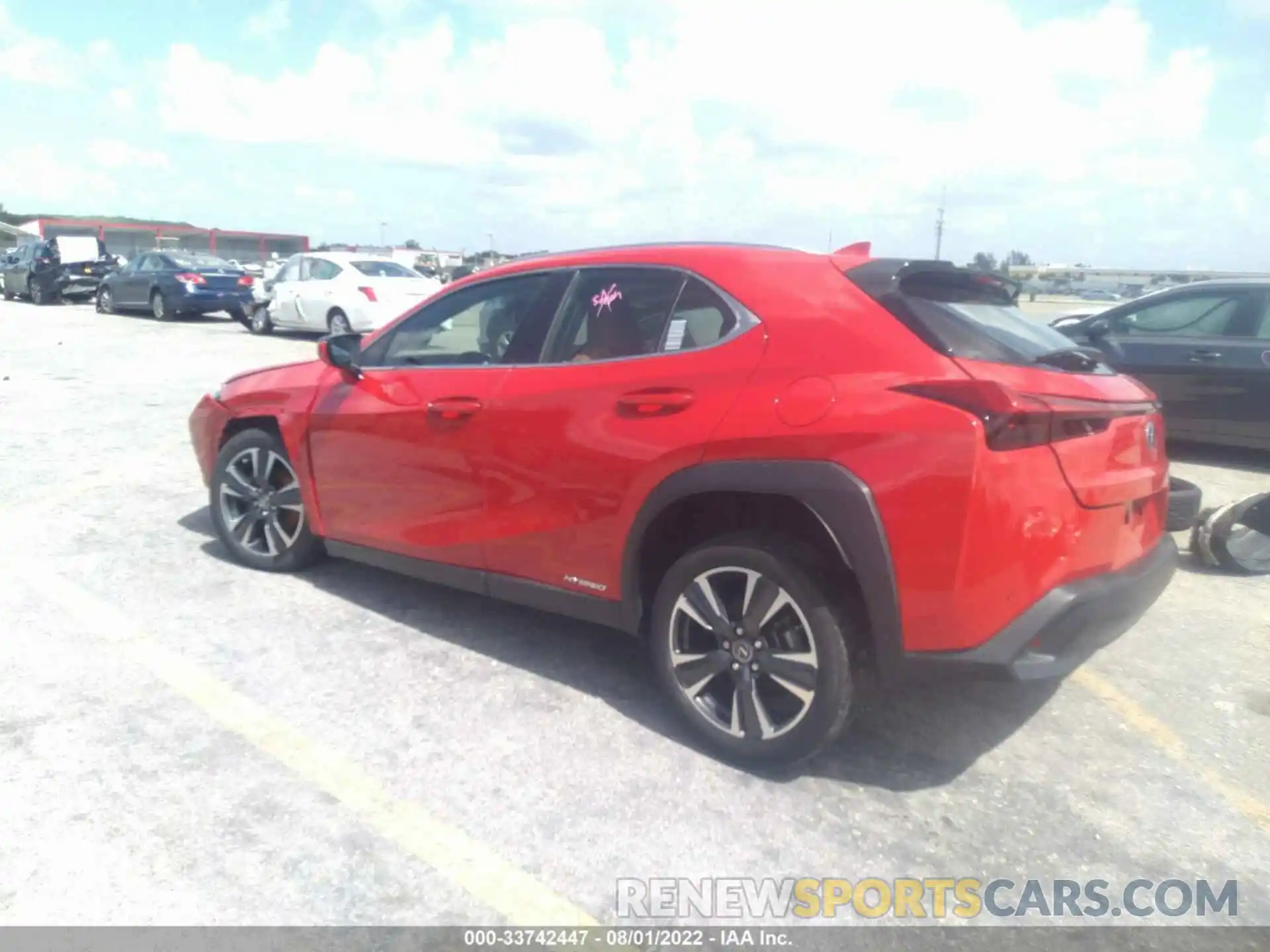 3 Photograph of a damaged car JTHU9JBH9K2013156 LEXUS UX 2019