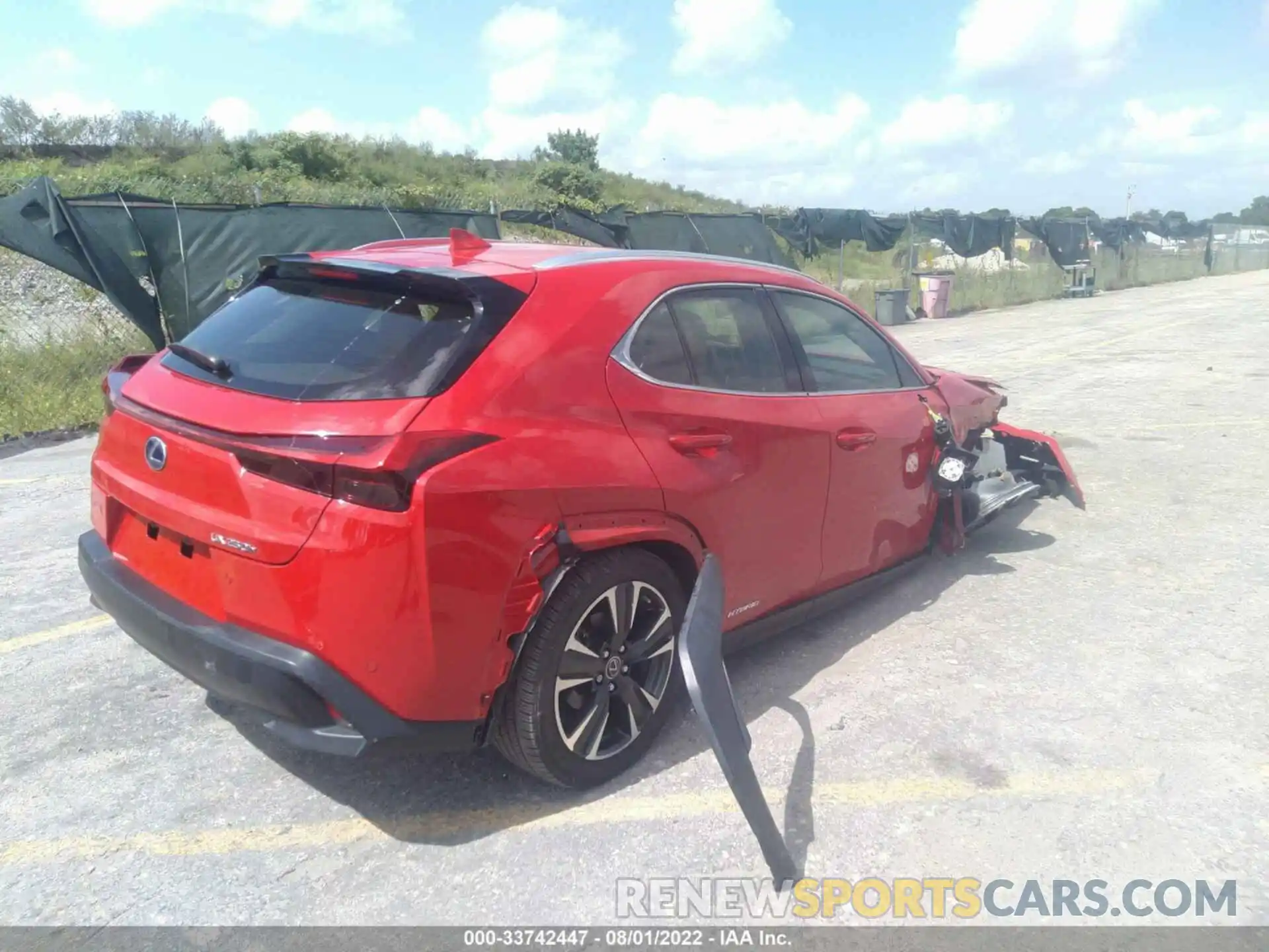 4 Photograph of a damaged car JTHU9JBH9K2013156 LEXUS UX 2019