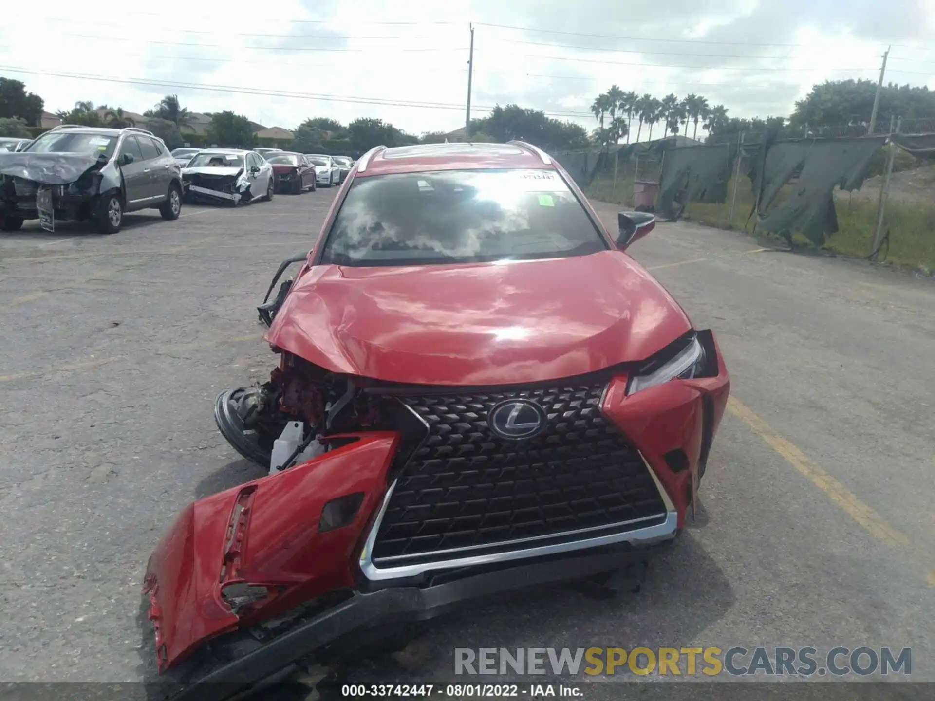 6 Photograph of a damaged car JTHU9JBH9K2013156 LEXUS UX 2019