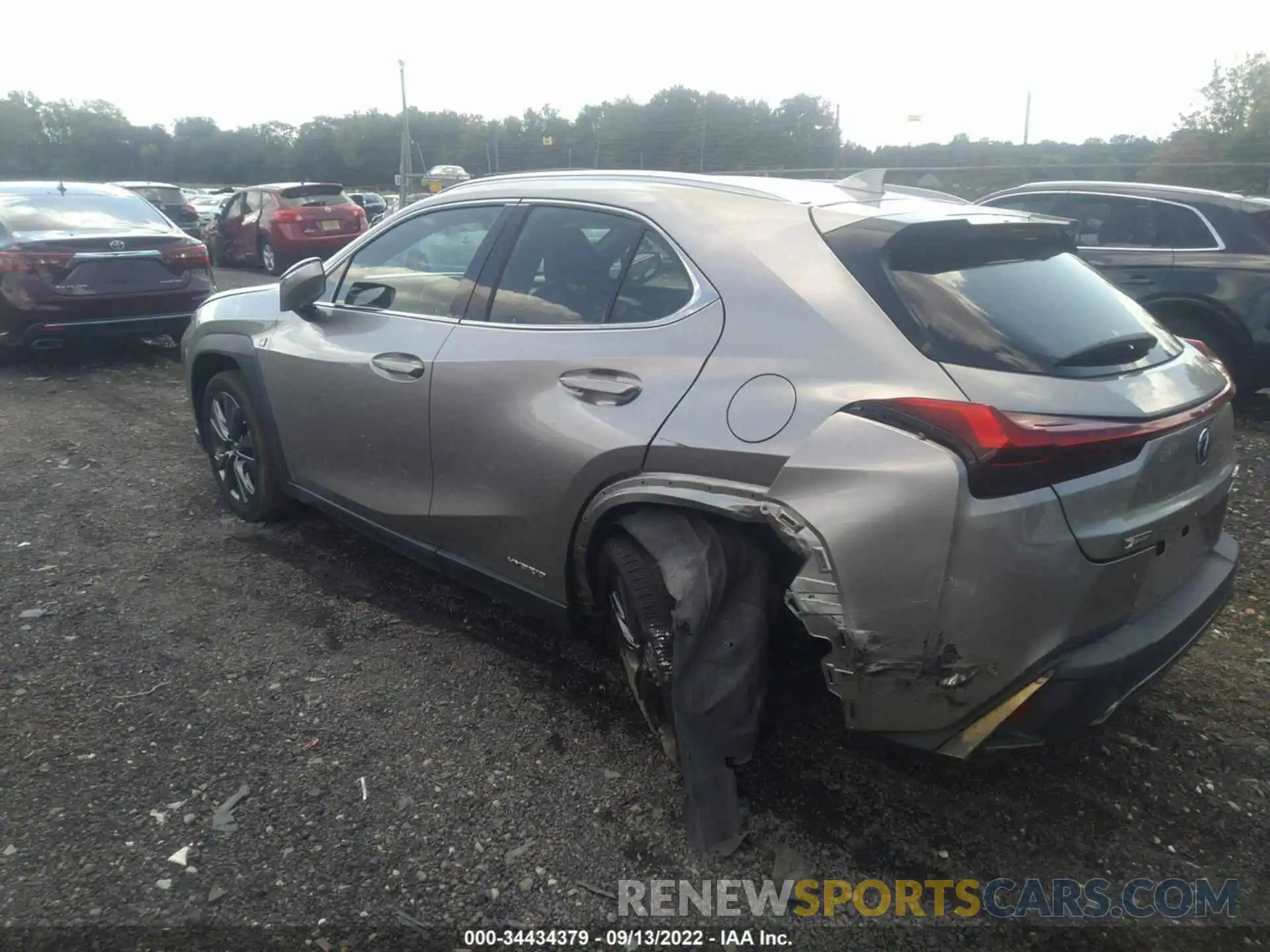 3 Photograph of a damaged car JTHU9JBHXK2002974 LEXUS UX 2019