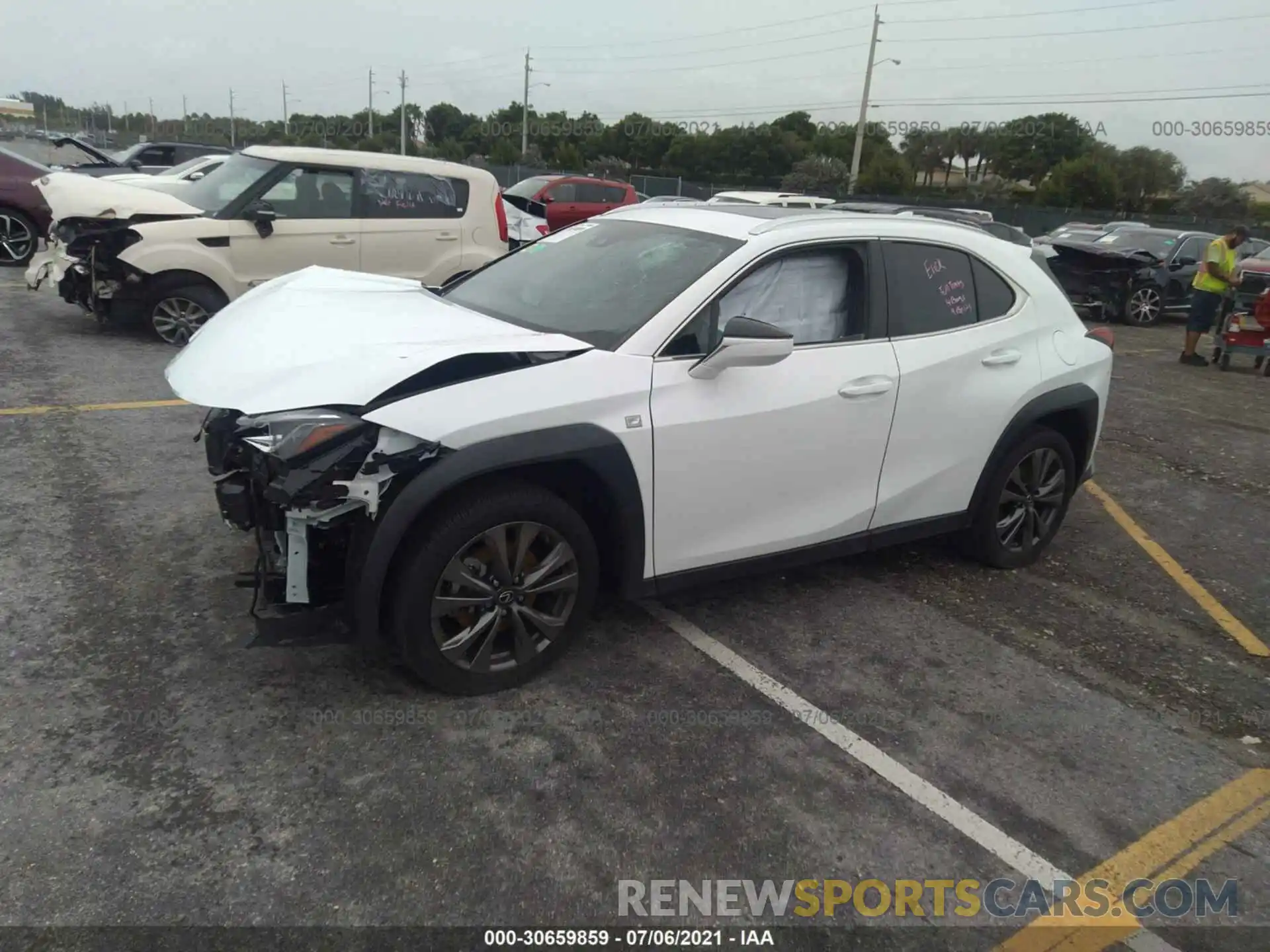 2 Photograph of a damaged car JTHY3JBH0K2002467 LEXUS UX 2019