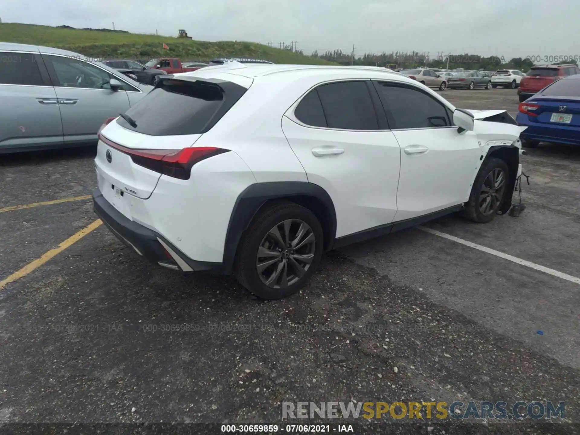 4 Фотография поврежденного автомобиля JTHY3JBH0K2002467 LEXUS UX 2019