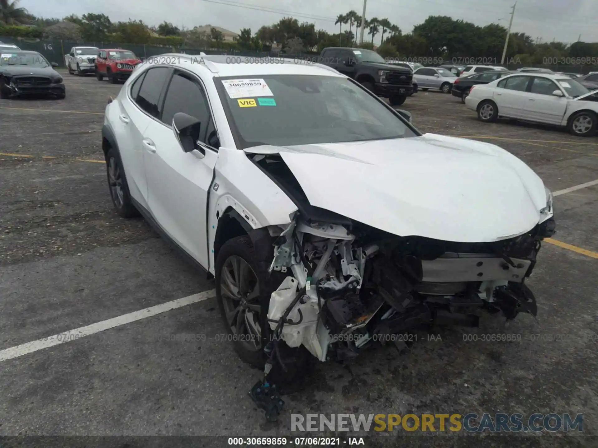 6 Photograph of a damaged car JTHY3JBH0K2002467 LEXUS UX 2019