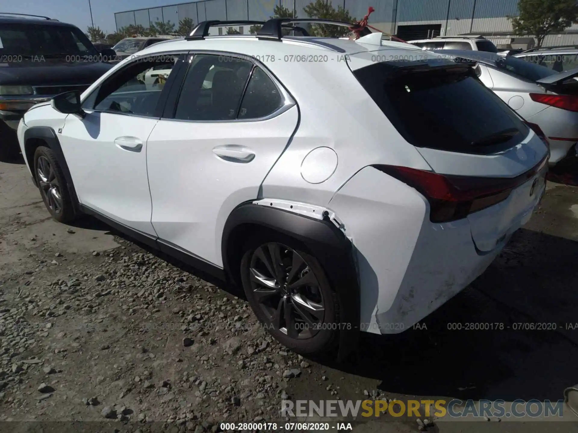 3 Photograph of a damaged car JTHY3JBH0K2006633 LEXUS UX 2019