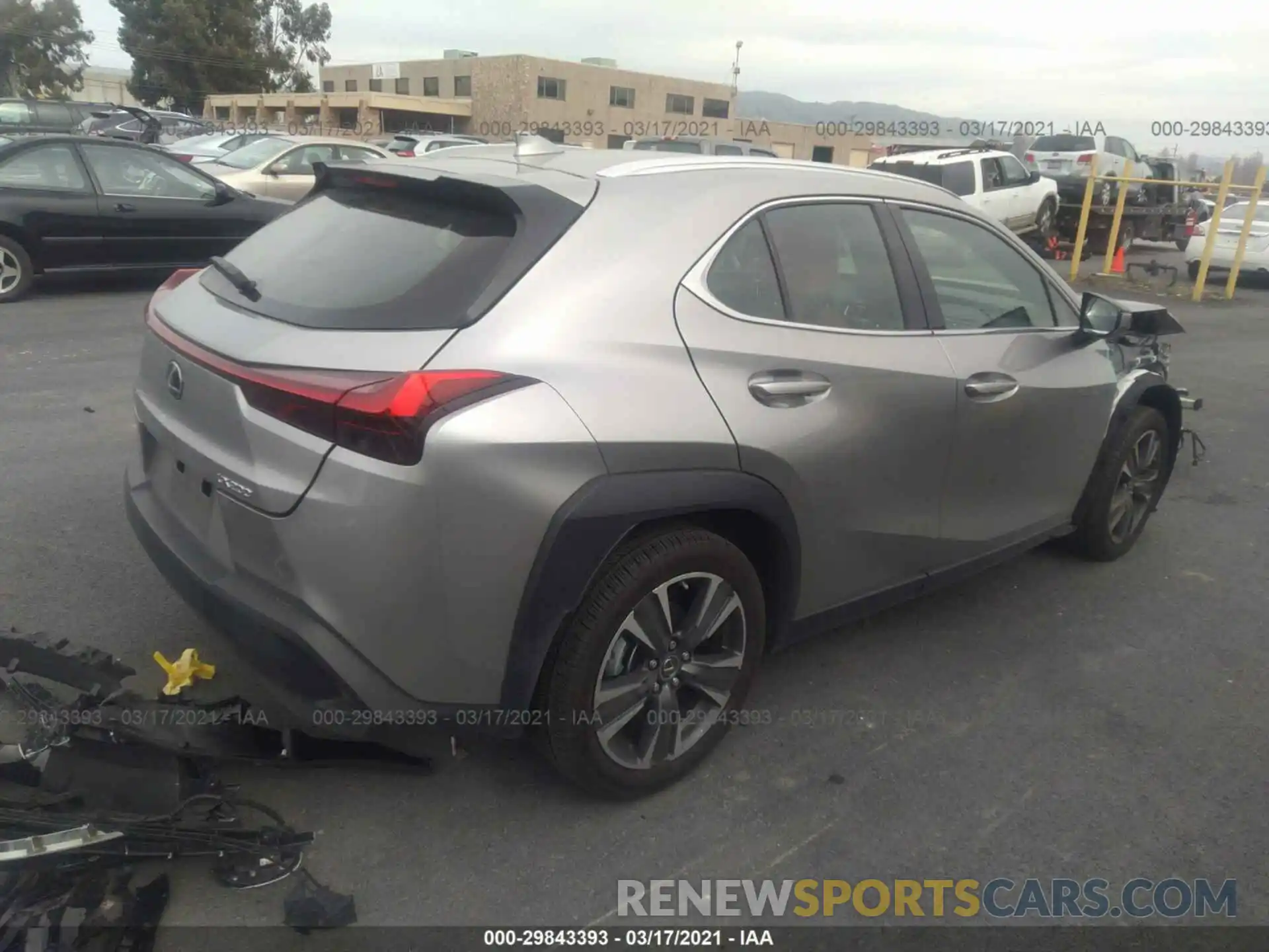 4 Photograph of a damaged car JTHY3JBH0K2014361 LEXUS UX 2019