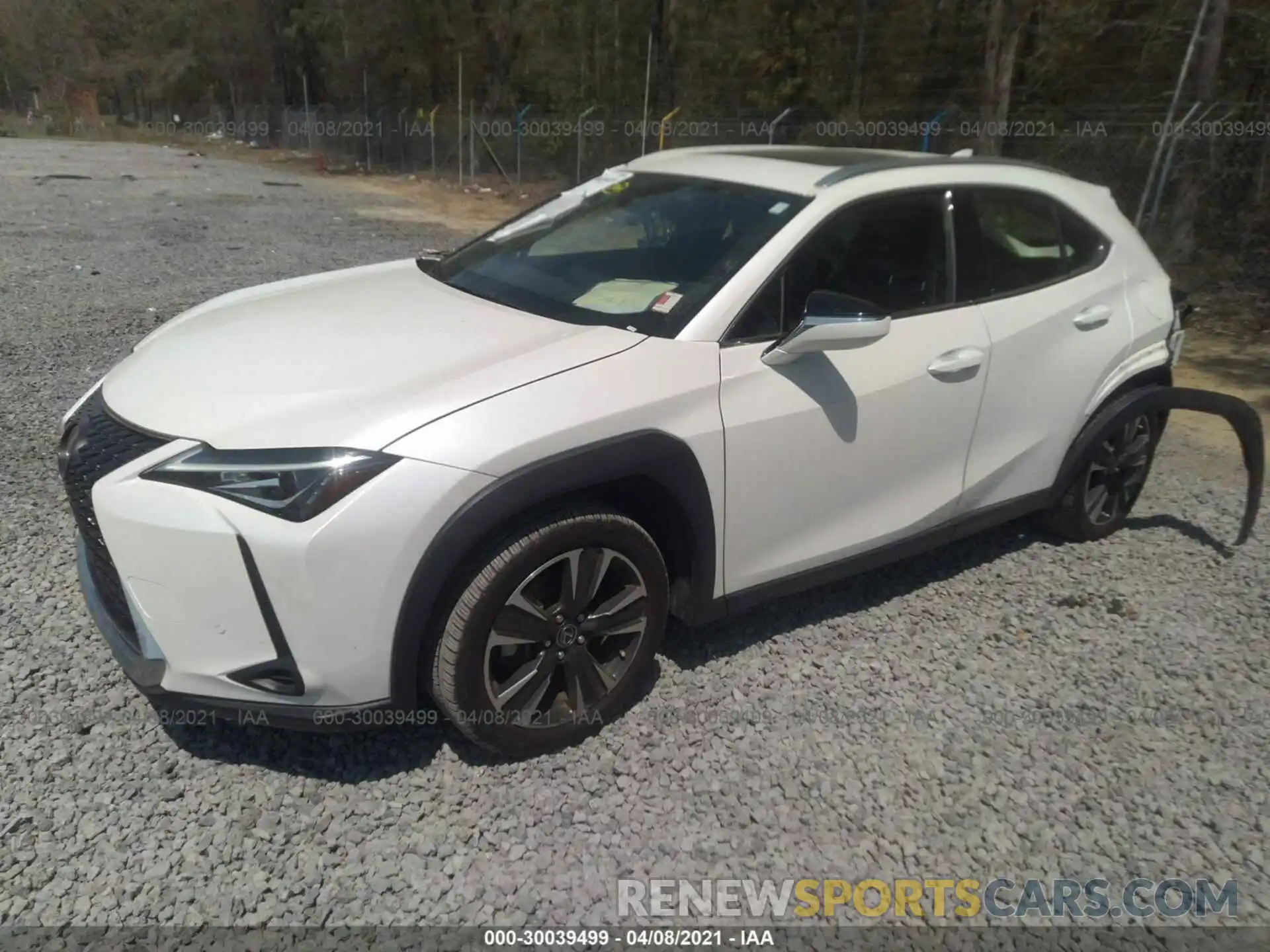 2 Фотография поврежденного автомобиля JTHY3JBH0K2015803 LEXUS UX 2019