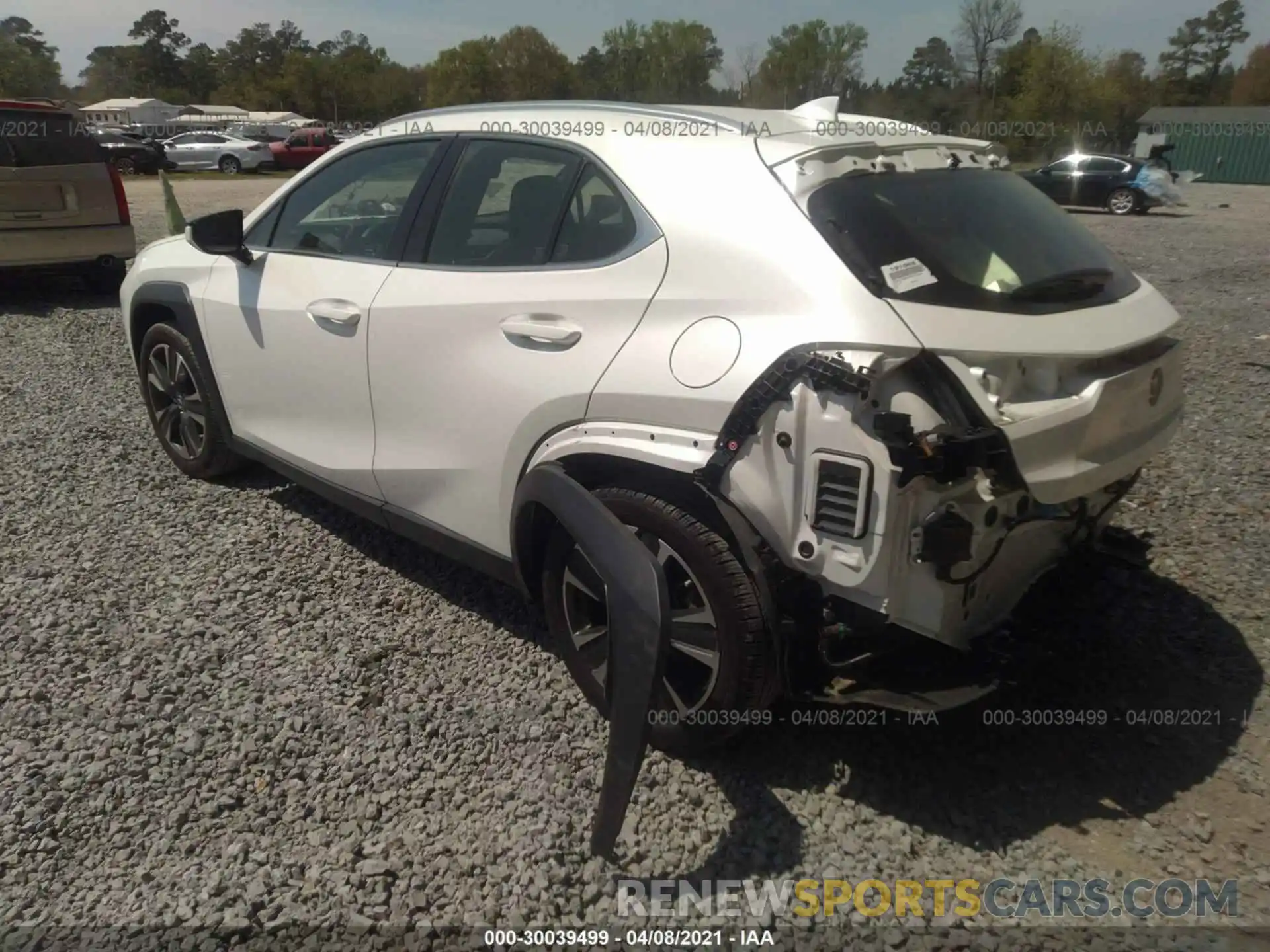 3 Photograph of a damaged car JTHY3JBH0K2015803 LEXUS UX 2019