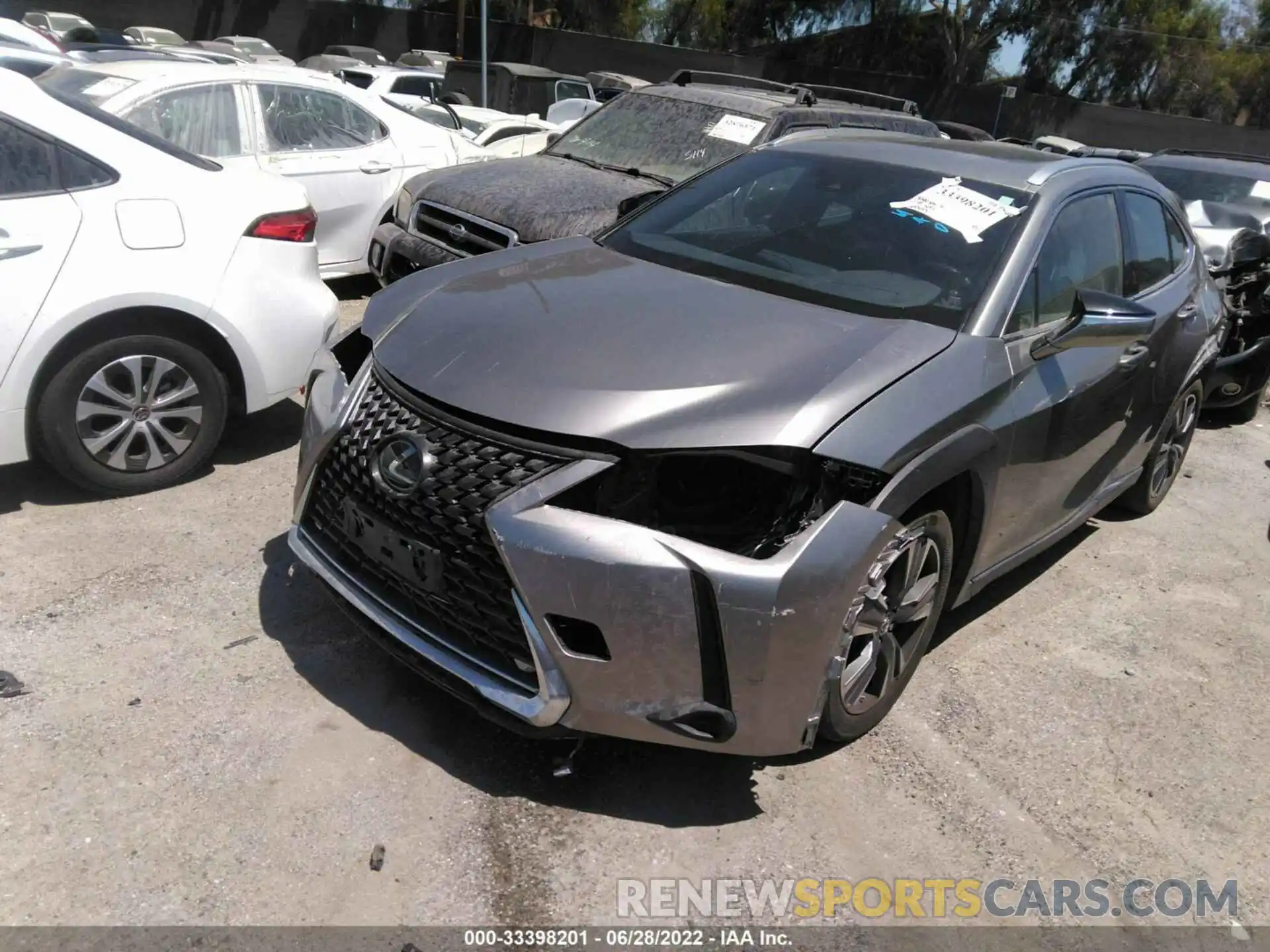 2 Фотография поврежденного автомобиля JTHY3JBH0K2020791 LEXUS UX 2019