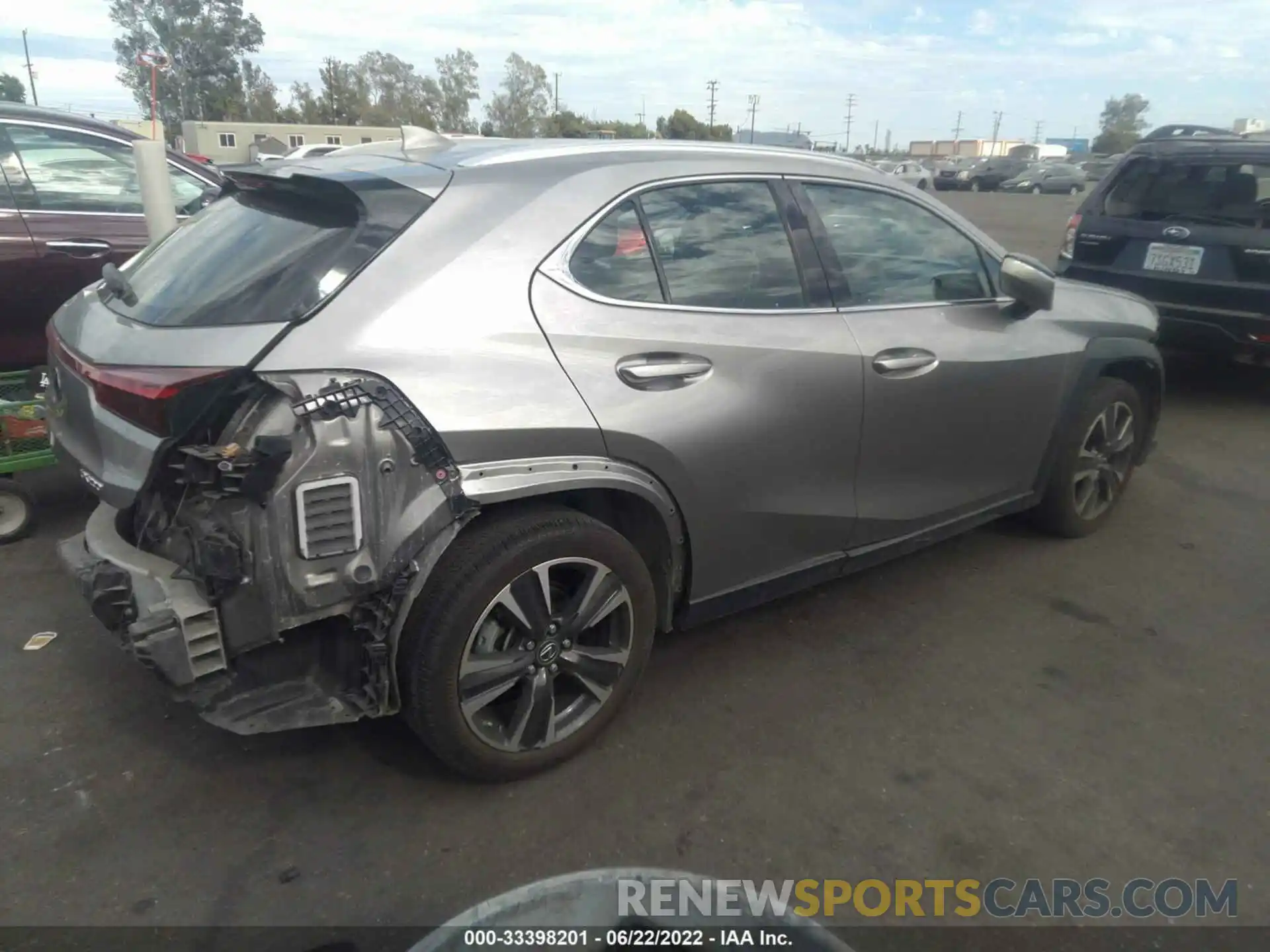 4 Фотография поврежденного автомобиля JTHY3JBH0K2020791 LEXUS UX 2019