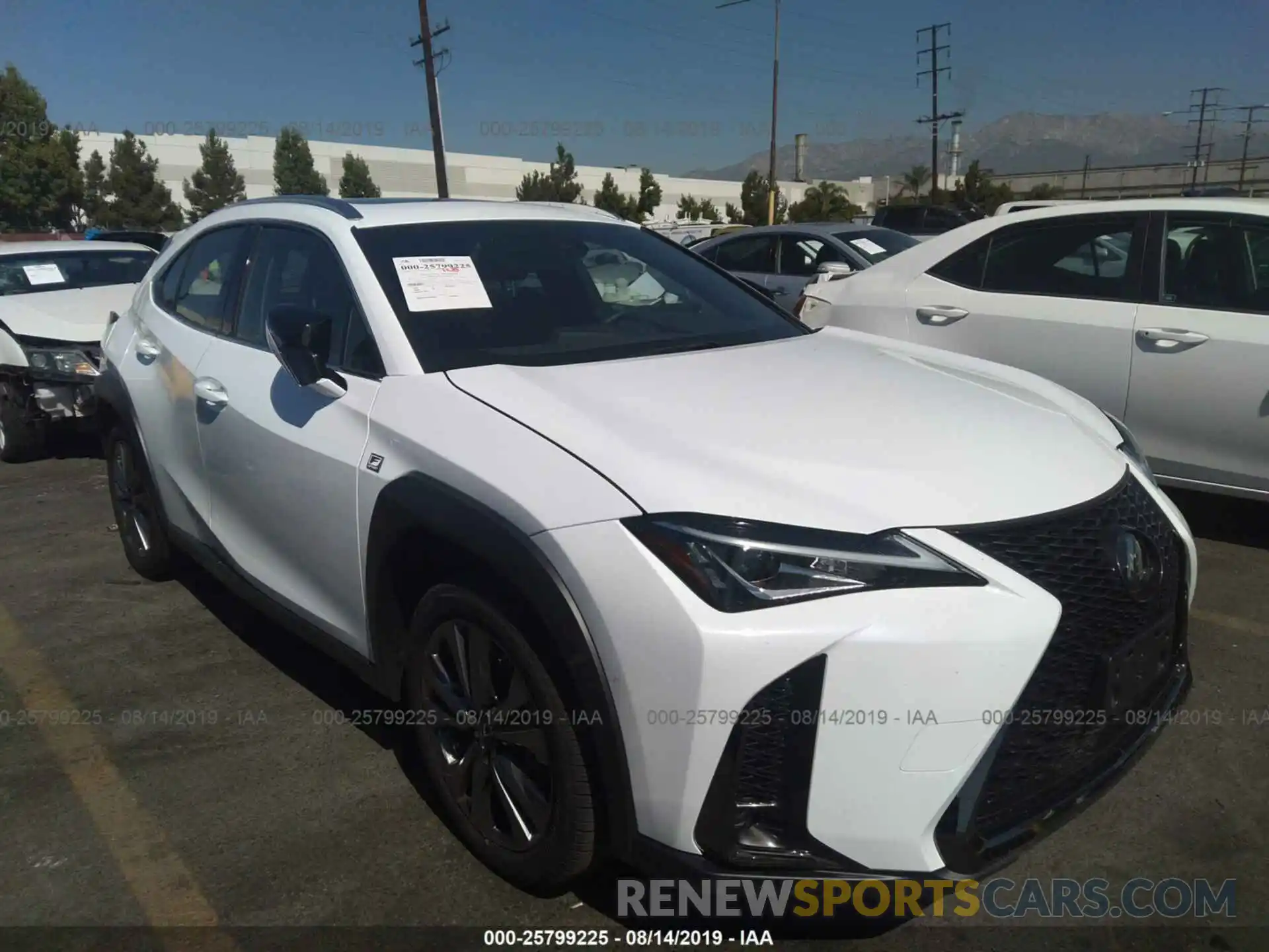 1 Photograph of a damaged car JTHY3JBH1K2002395 LEXUS UX 2019