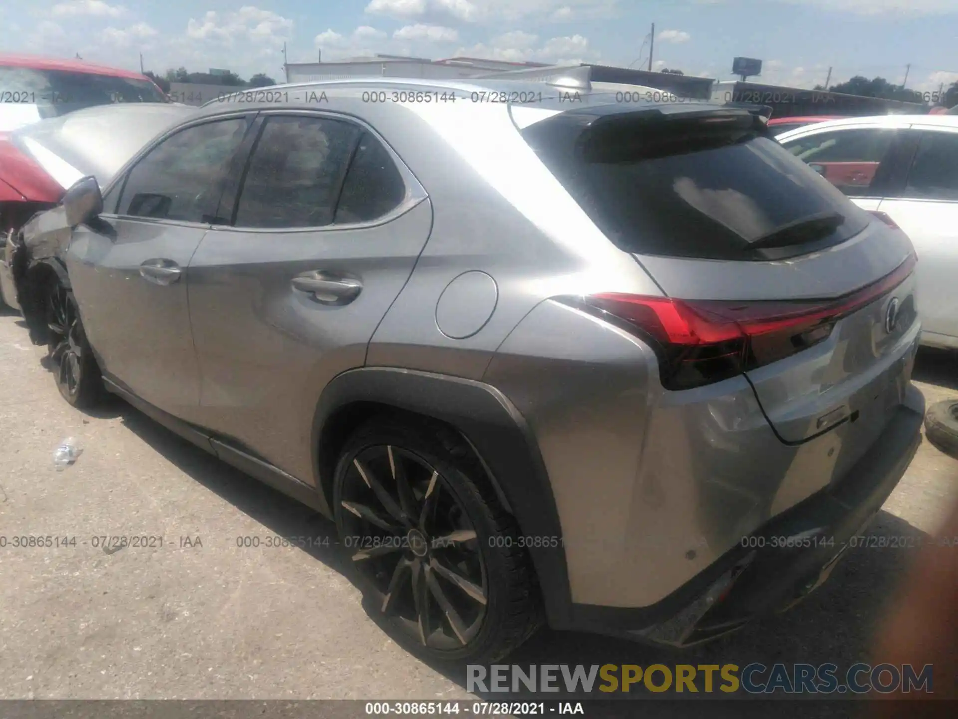 3 Photograph of a damaged car JTHY3JBH1K2003711 LEXUS UX 2019