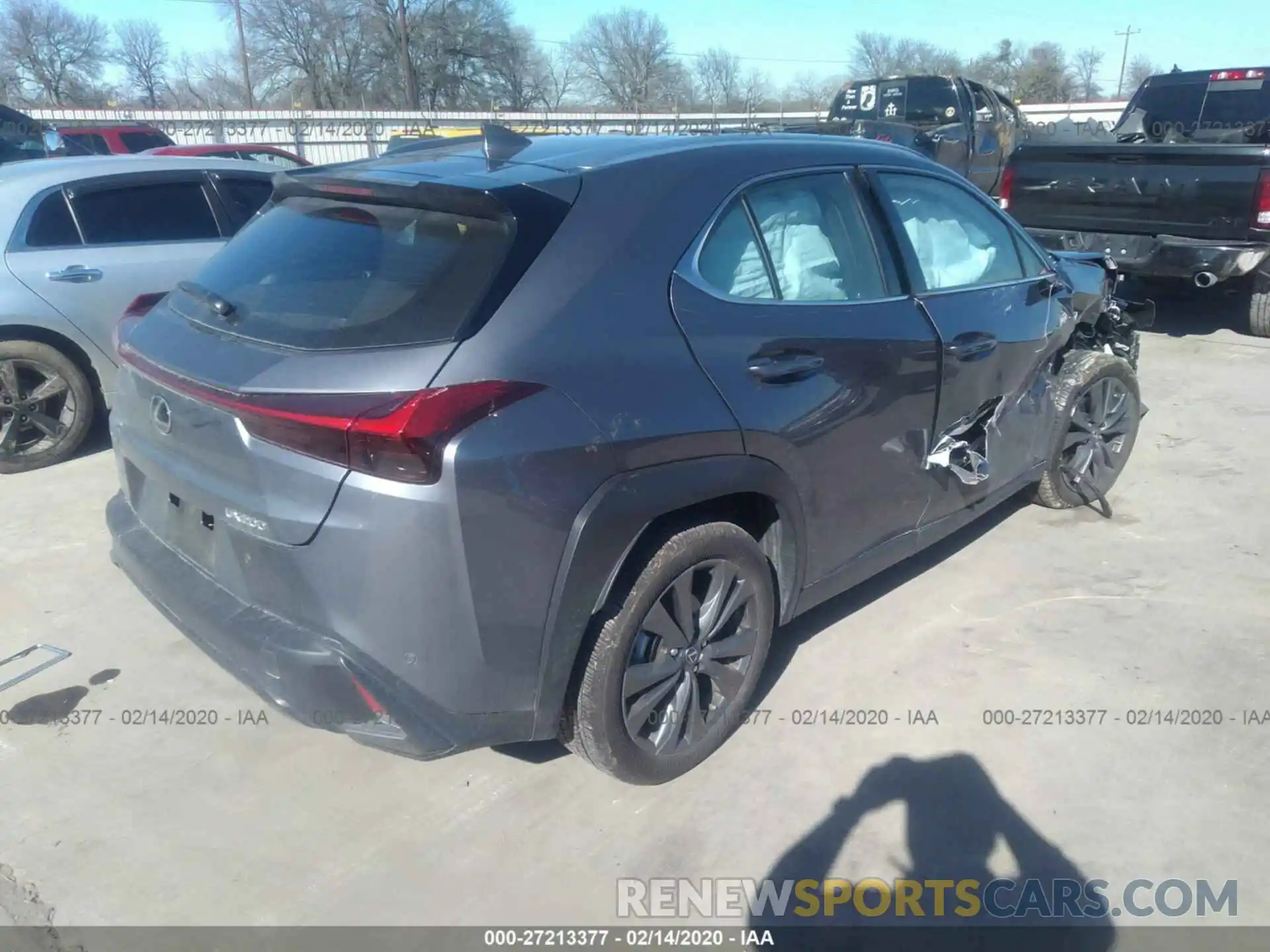 4 Фотография поврежденного автомобиля JTHY3JBH1K2009332 LEXUS UX 2019