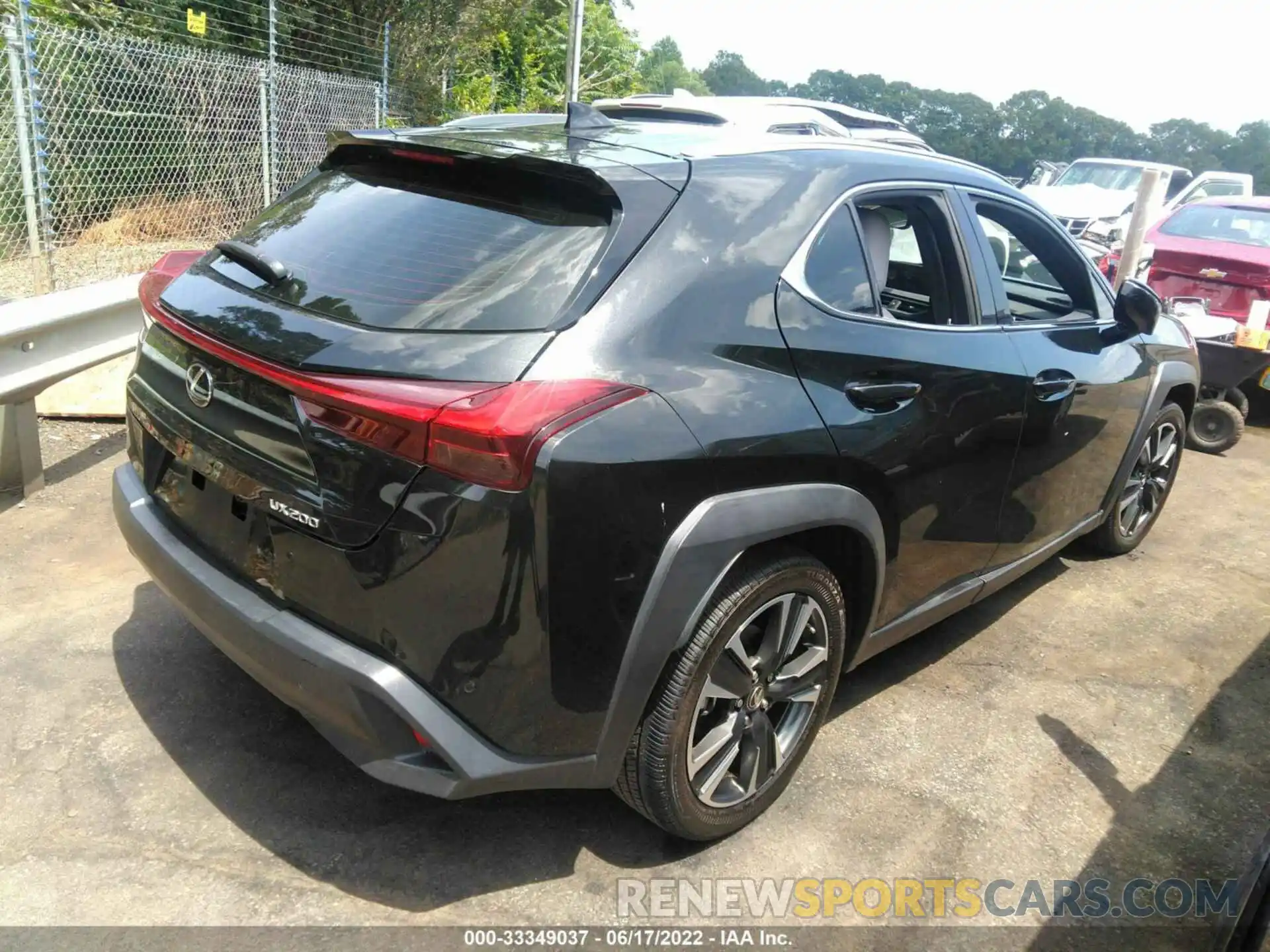 4 Photograph of a damaged car JTHY3JBH1K2013705 LEXUS UX 2019