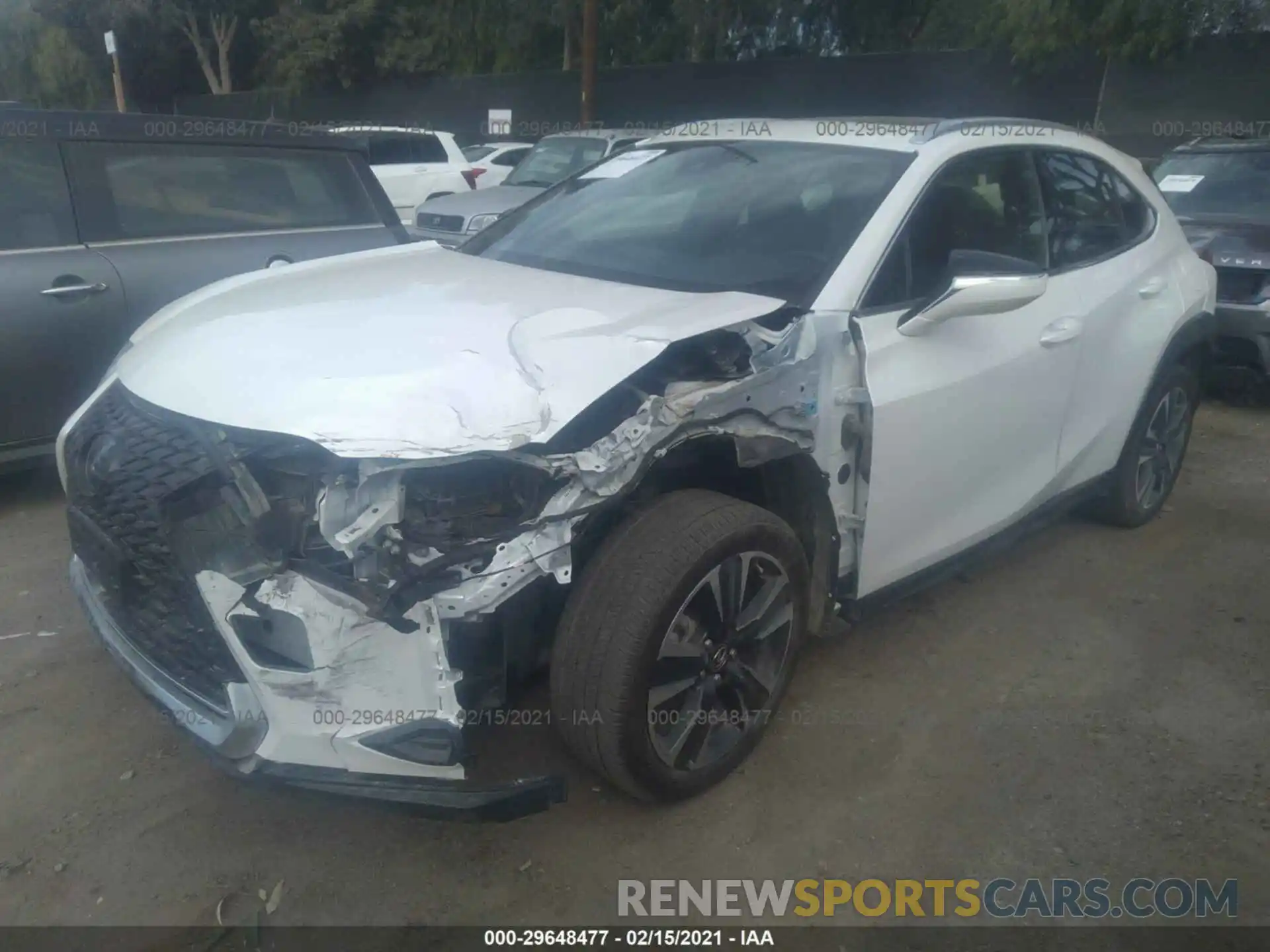 2 Photograph of a damaged car JTHY3JBH1K2015051 LEXUS UX 2019