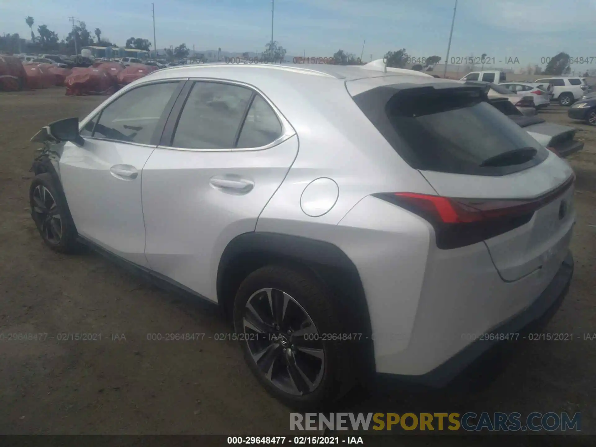 3 Photograph of a damaged car JTHY3JBH1K2015051 LEXUS UX 2019