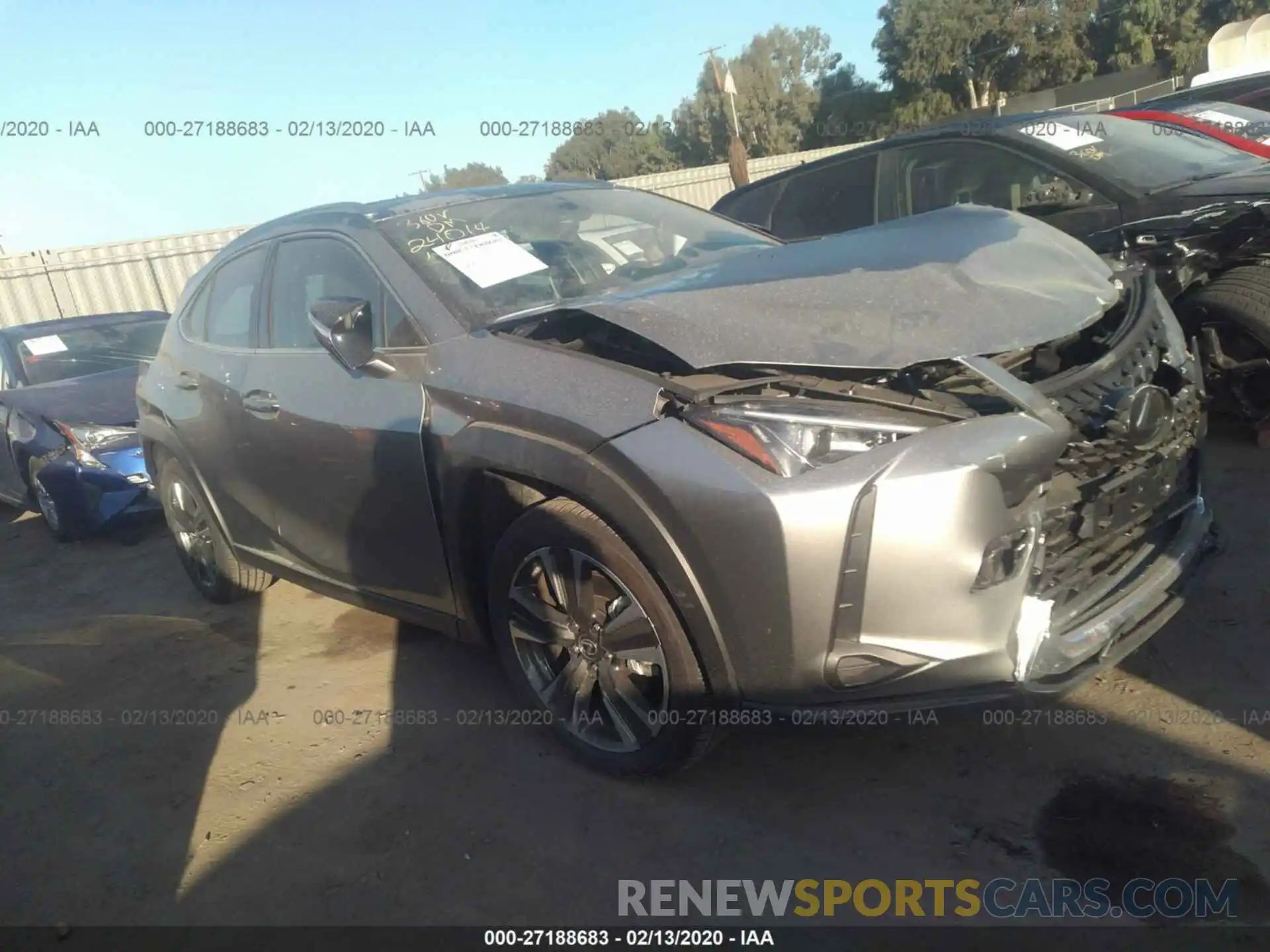 1 Photograph of a damaged car JTHY3JBH1K2016815 LEXUS UX 2019