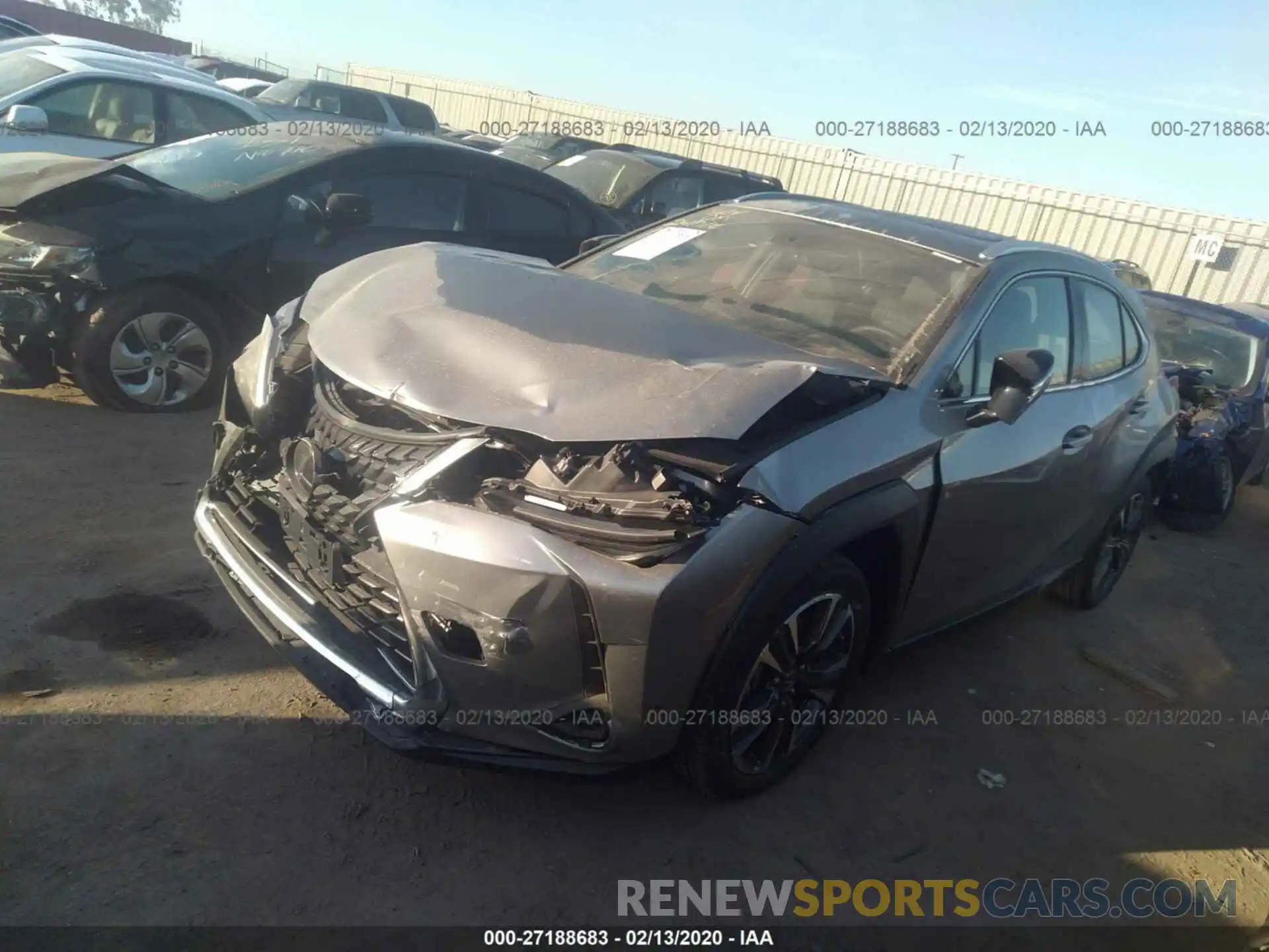 2 Photograph of a damaged car JTHY3JBH1K2016815 LEXUS UX 2019