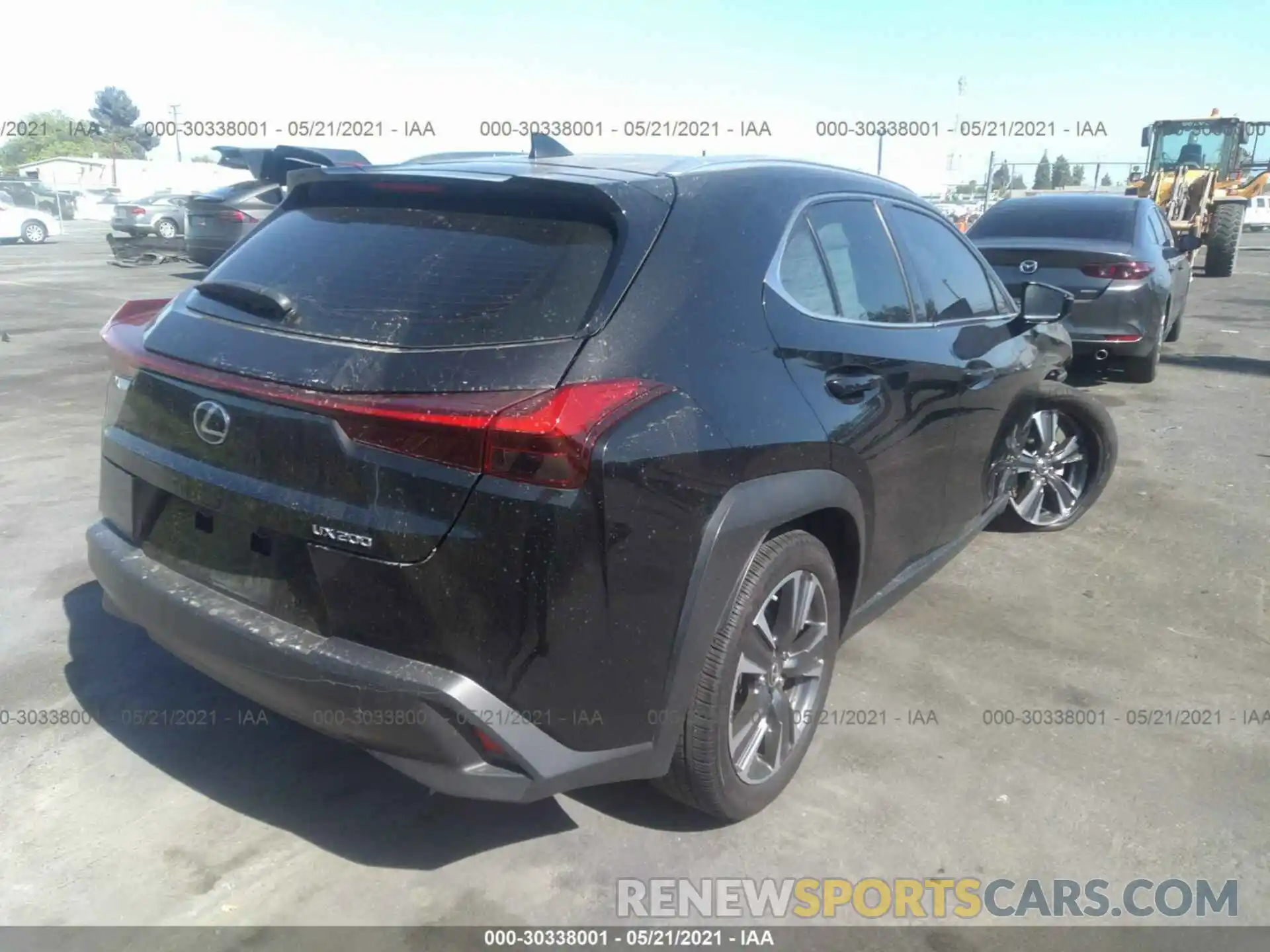 4 Фотография поврежденного автомобиля JTHY3JBH2K2004480 LEXUS UX 2019