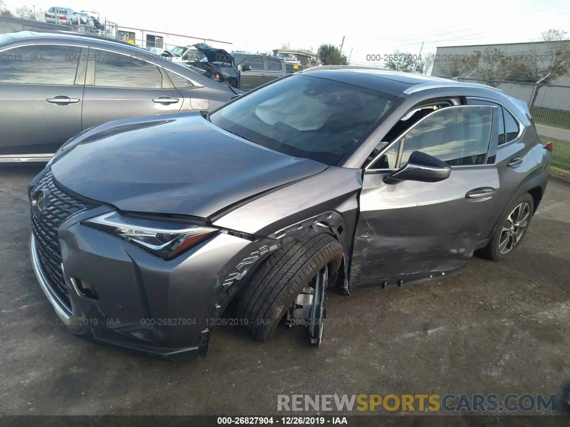 2 Фотография поврежденного автомобиля JTHY3JBH2K2004723 LEXUS UX 2019