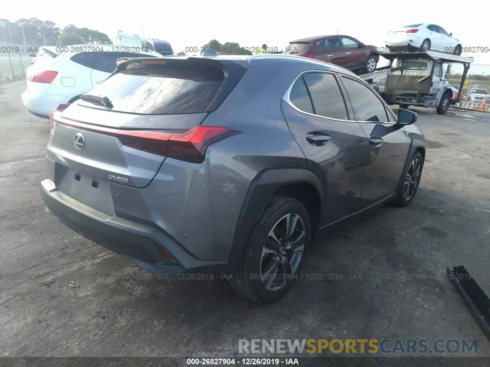 4 Фотография поврежденного автомобиля JTHY3JBH2K2004723 LEXUS UX 2019