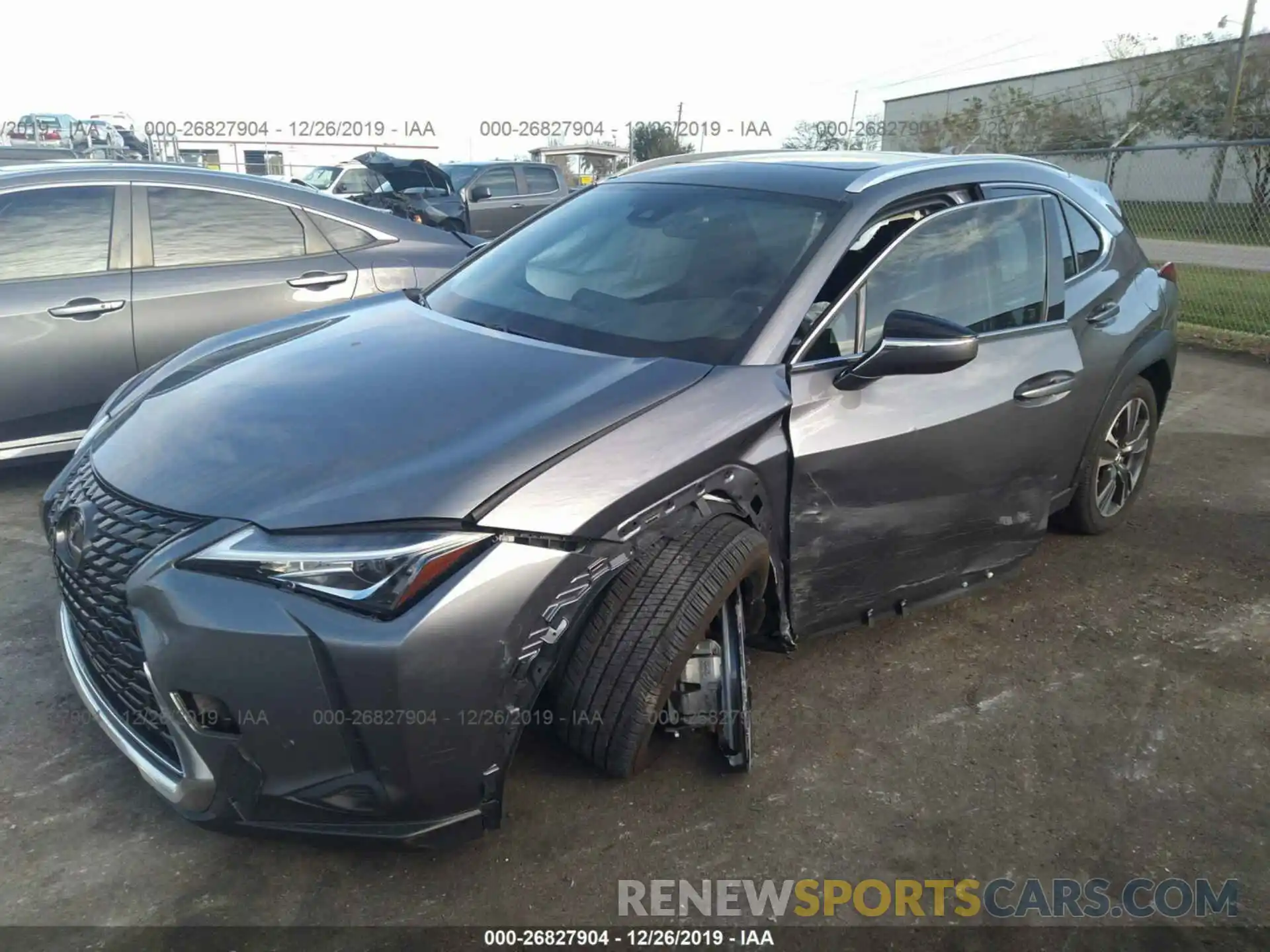 6 Фотография поврежденного автомобиля JTHY3JBH2K2004723 LEXUS UX 2019