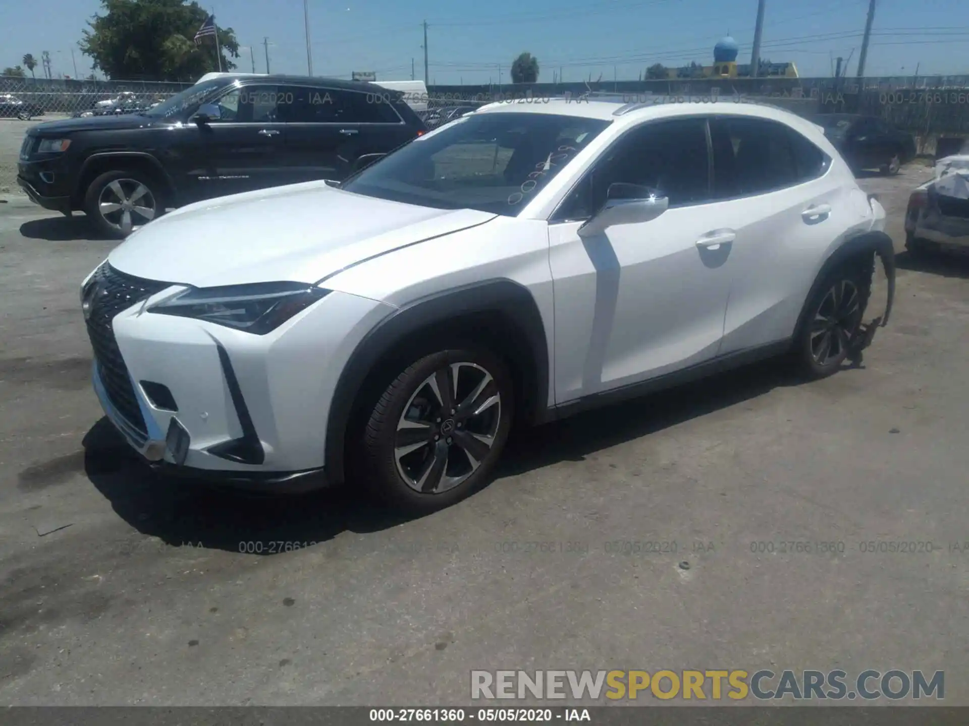 2 Фотография поврежденного автомобиля JTHY3JBH2K2007959 LEXUS UX 2019