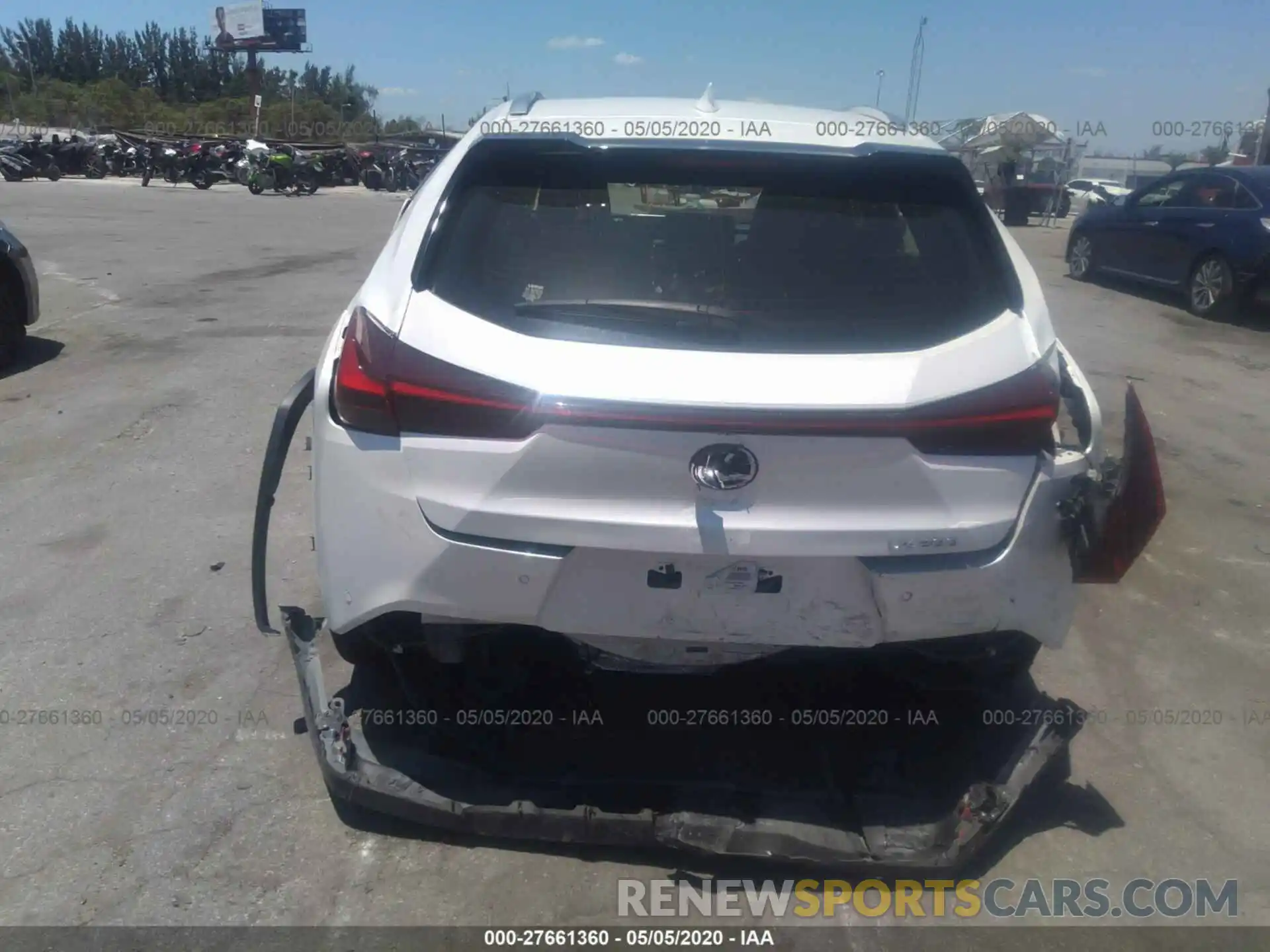 6 Photograph of a damaged car JTHY3JBH2K2007959 LEXUS UX 2019