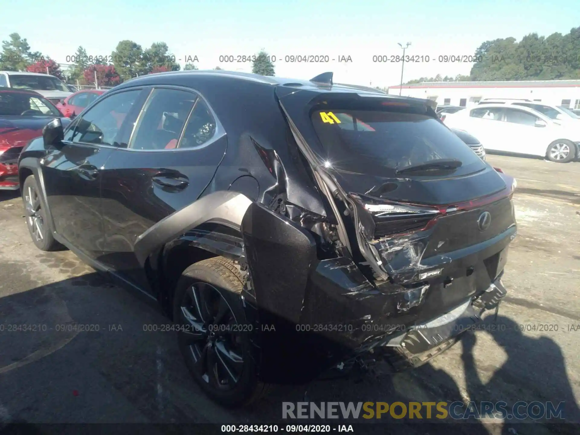 3 Photograph of a damaged car JTHY3JBH2K2009016 LEXUS UX 2019