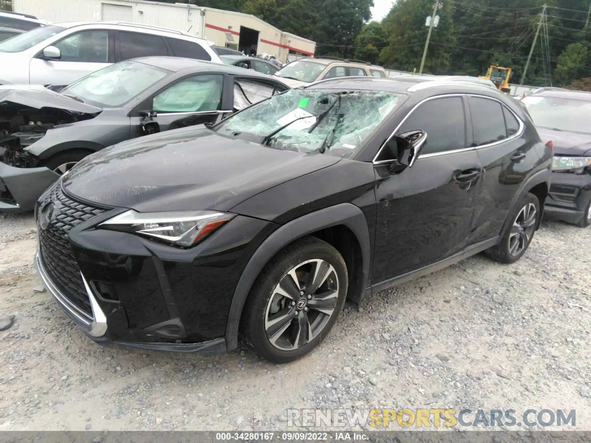 2 Фотография поврежденного автомобиля JTHY3JBH2K2015866 LEXUS UX 2019