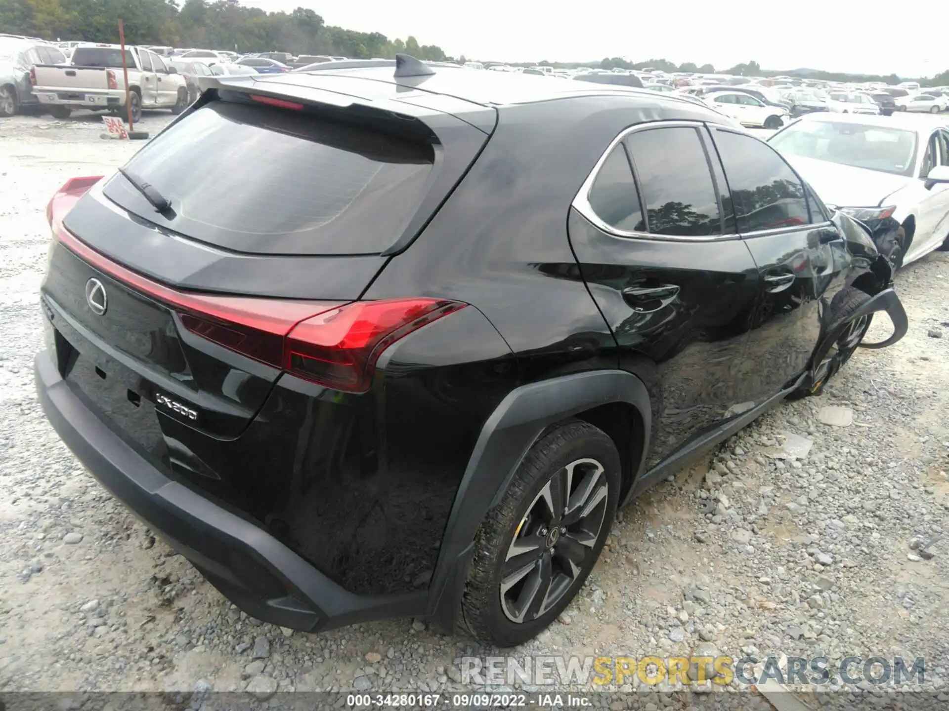 4 Фотография поврежденного автомобиля JTHY3JBH2K2015866 LEXUS UX 2019