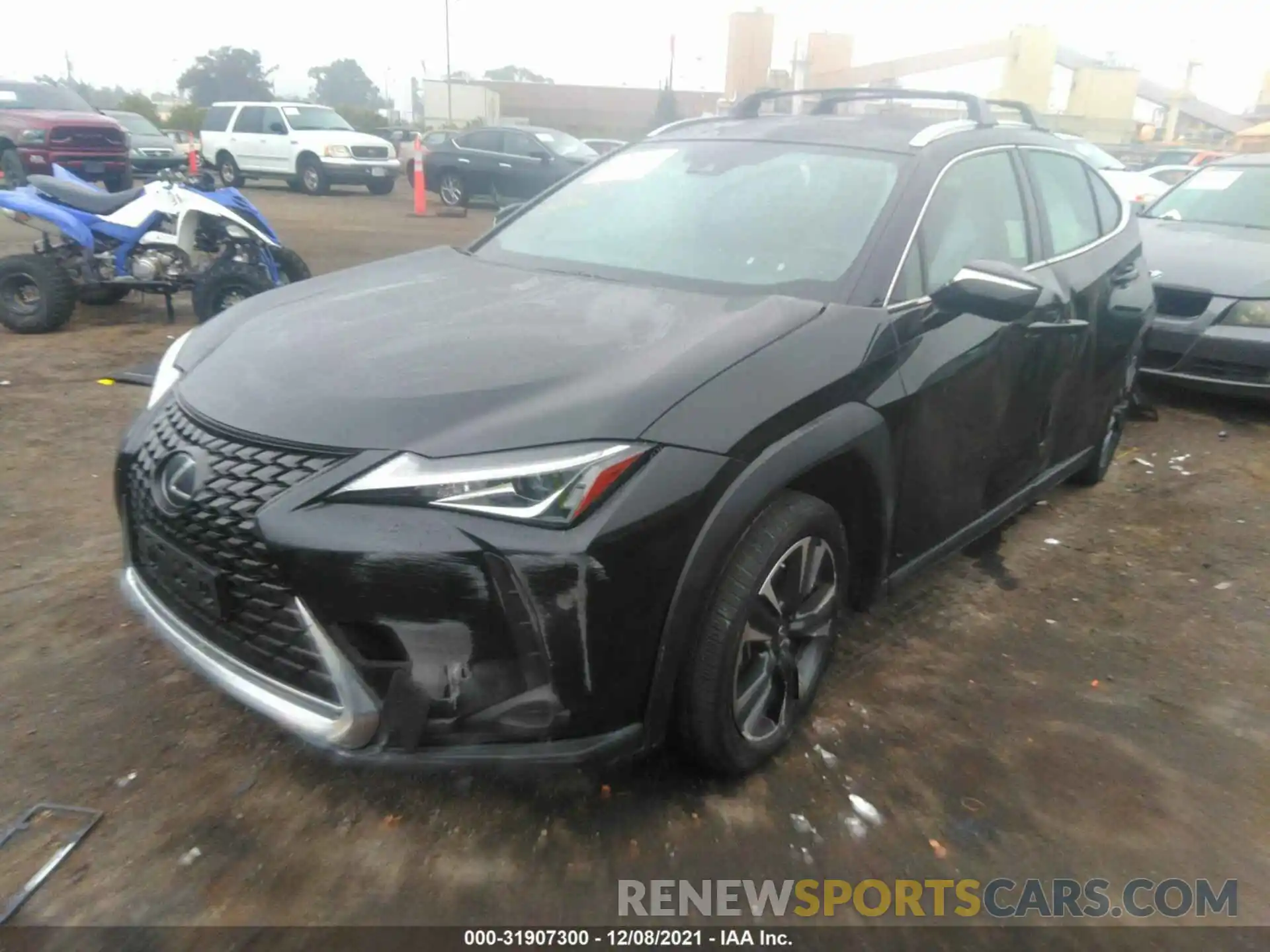 2 Фотография поврежденного автомобиля JTHY3JBH3K2000969 LEXUS UX 2019