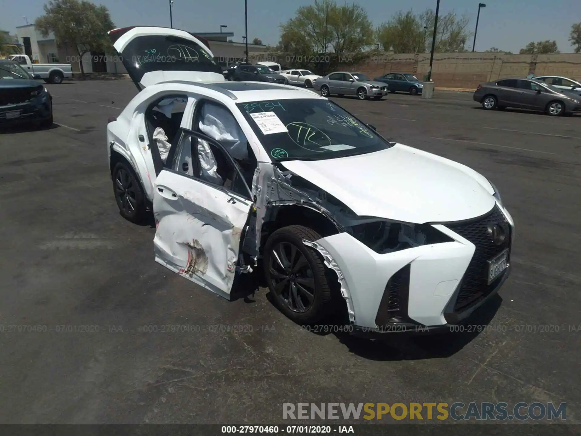 1 Photograph of a damaged car JTHY3JBH3K2001877 LEXUS UX 2019