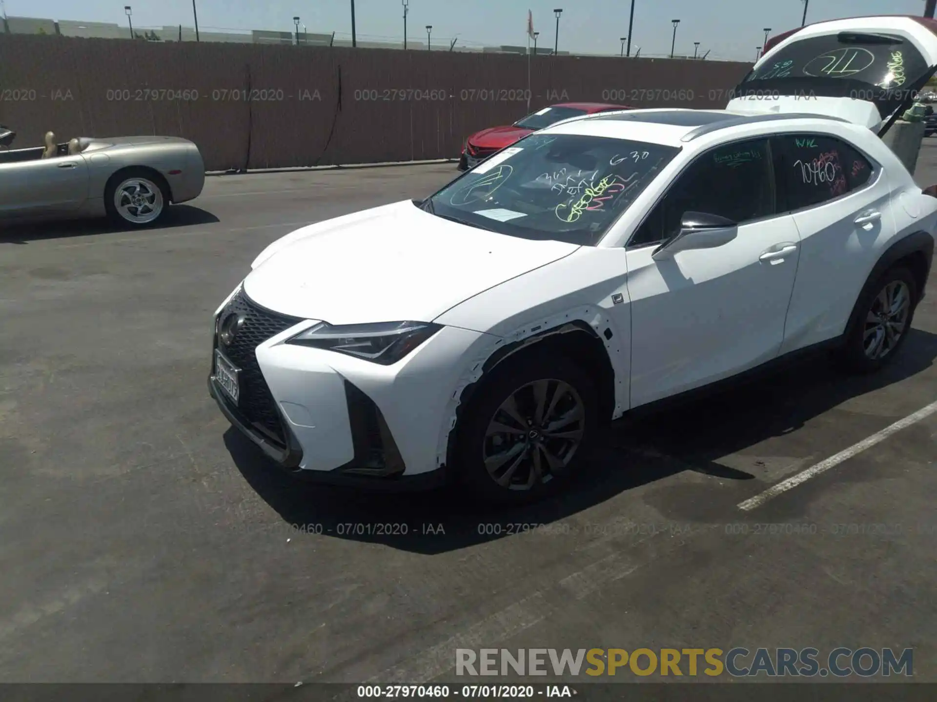 2 Photograph of a damaged car JTHY3JBH3K2001877 LEXUS UX 2019