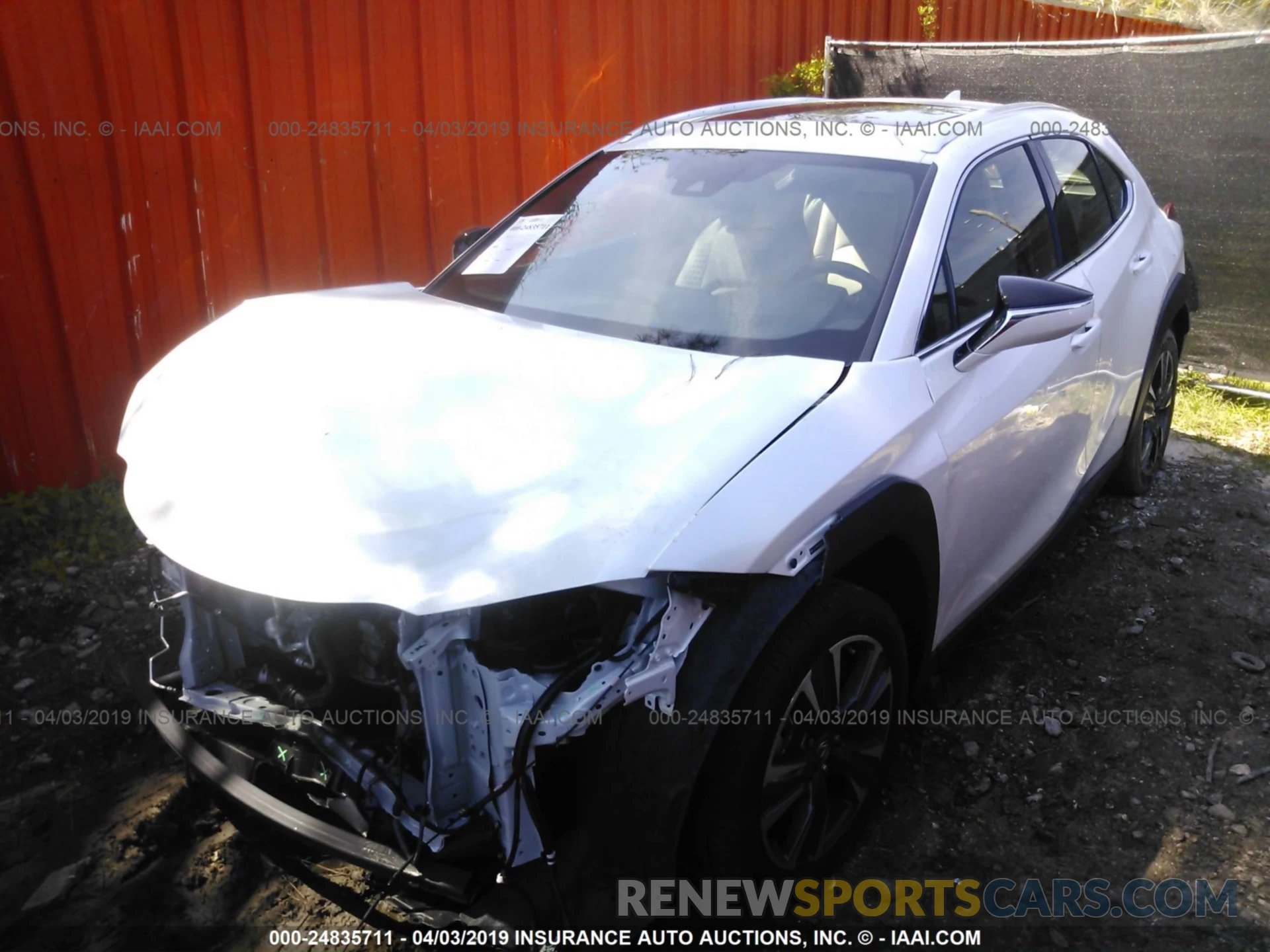 2 Photograph of a damaged car JTHY3JBH3K2002057 LEXUS UX 2019