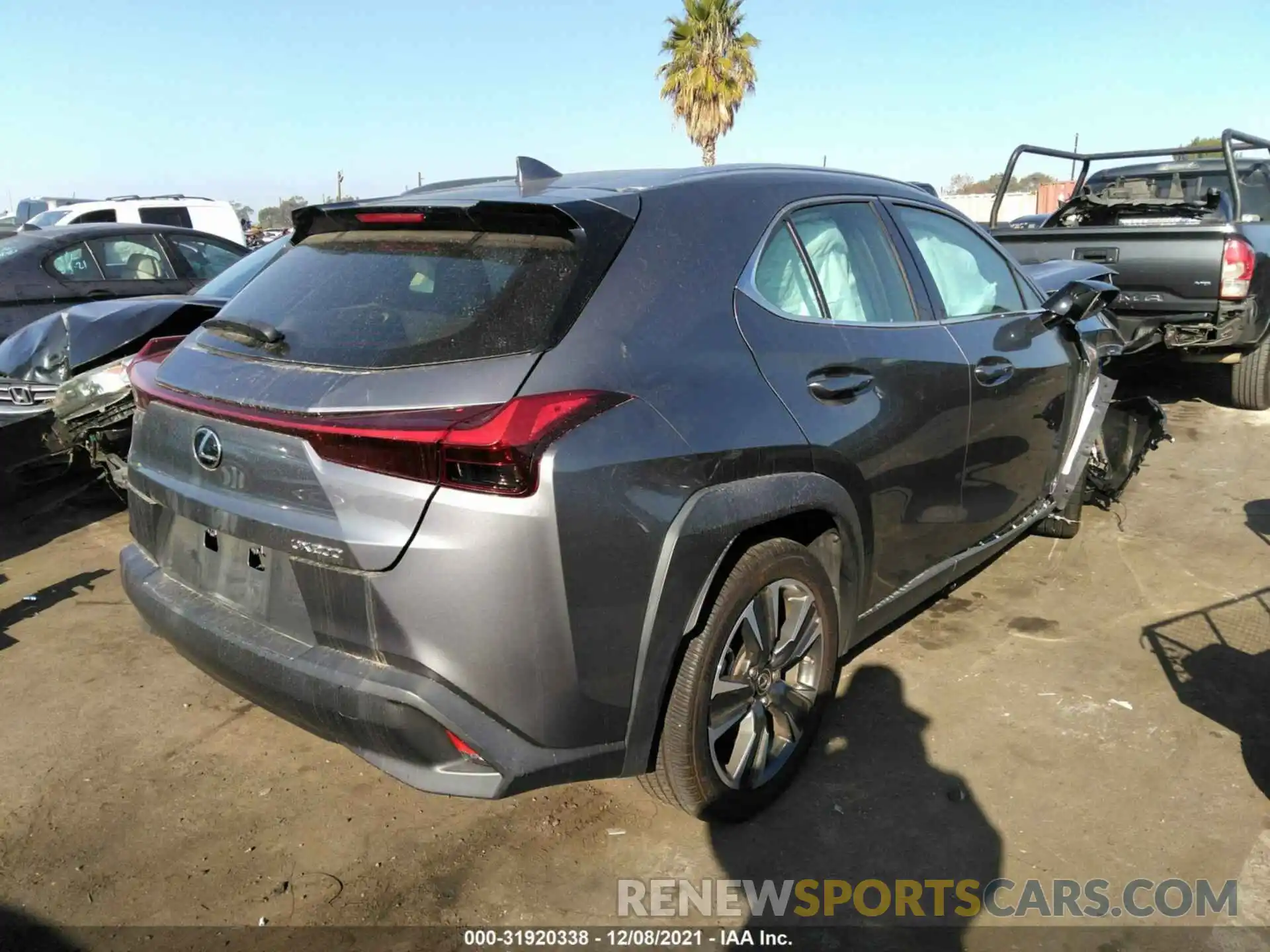 4 Фотография поврежденного автомобиля JTHY3JBH3K2007341 LEXUS UX 2019