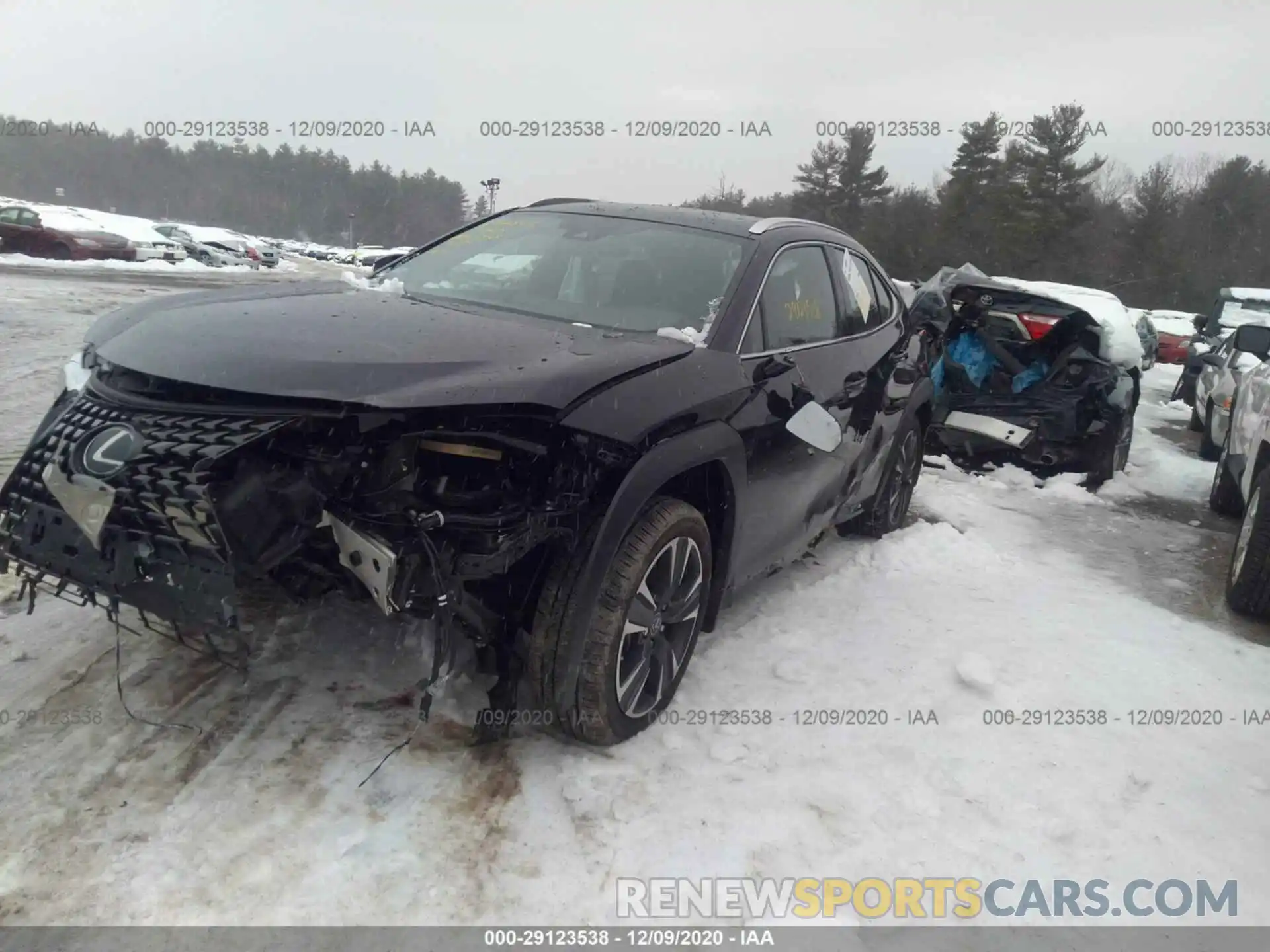 2 Photograph of a damaged car JTHY3JBH4K2002584 LEXUS UX 2019