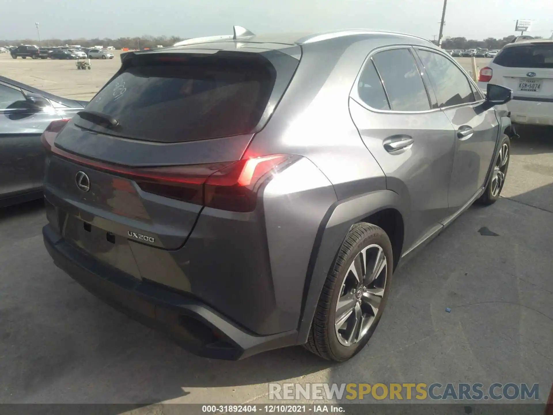 4 Фотография поврежденного автомобиля JTHY3JBH4K2013472 LEXUS UX 2019