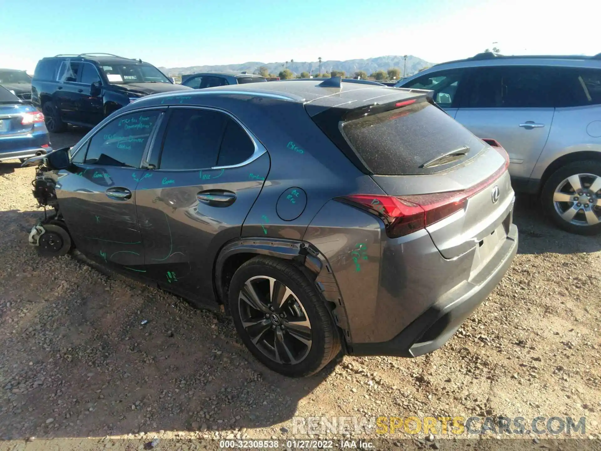 3 Photograph of a damaged car JTHY3JBH4K2015447 LEXUS UX 2019