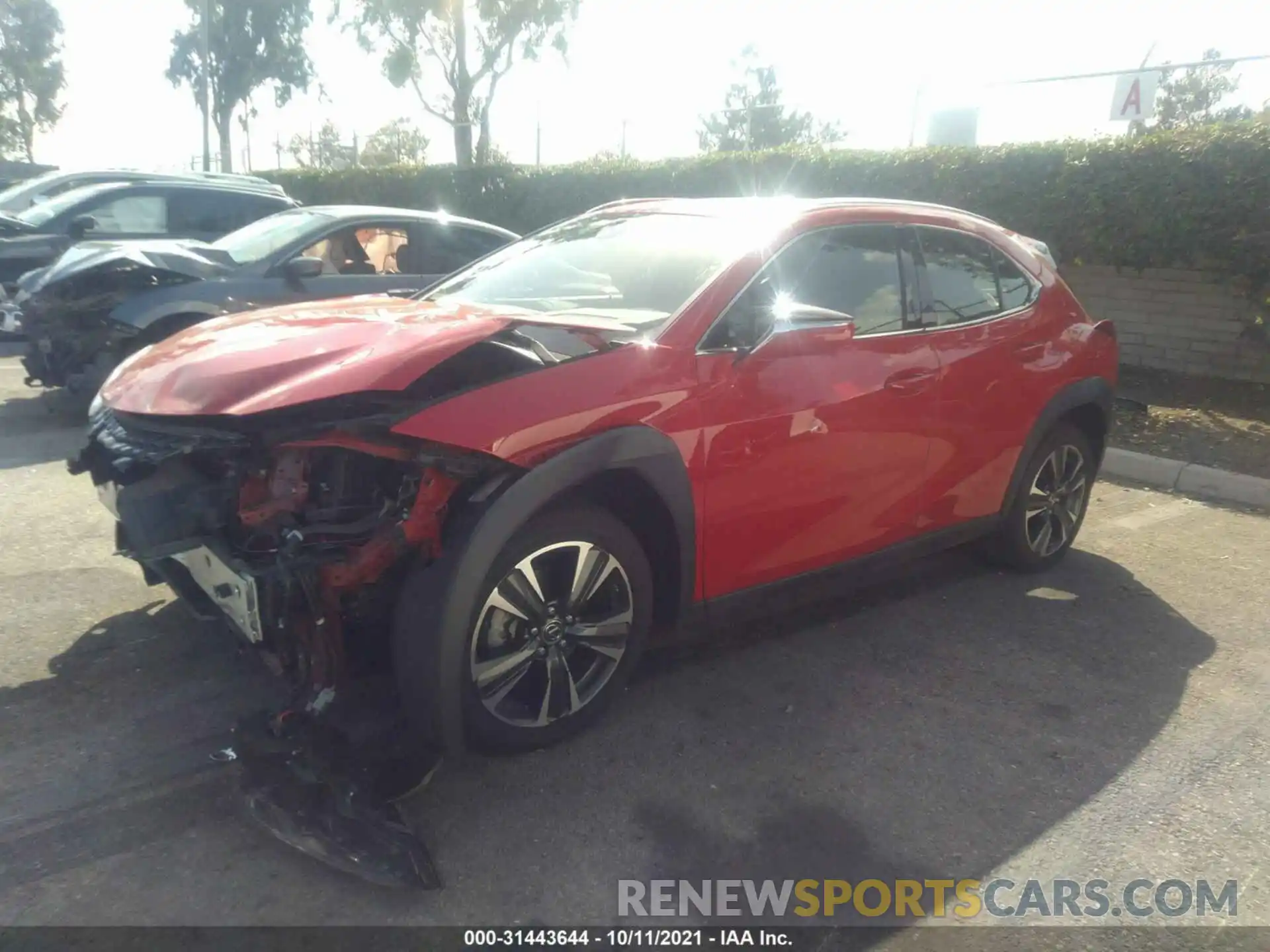 2 Photograph of a damaged car JTHY3JBH5K2002030 LEXUS UX 2019