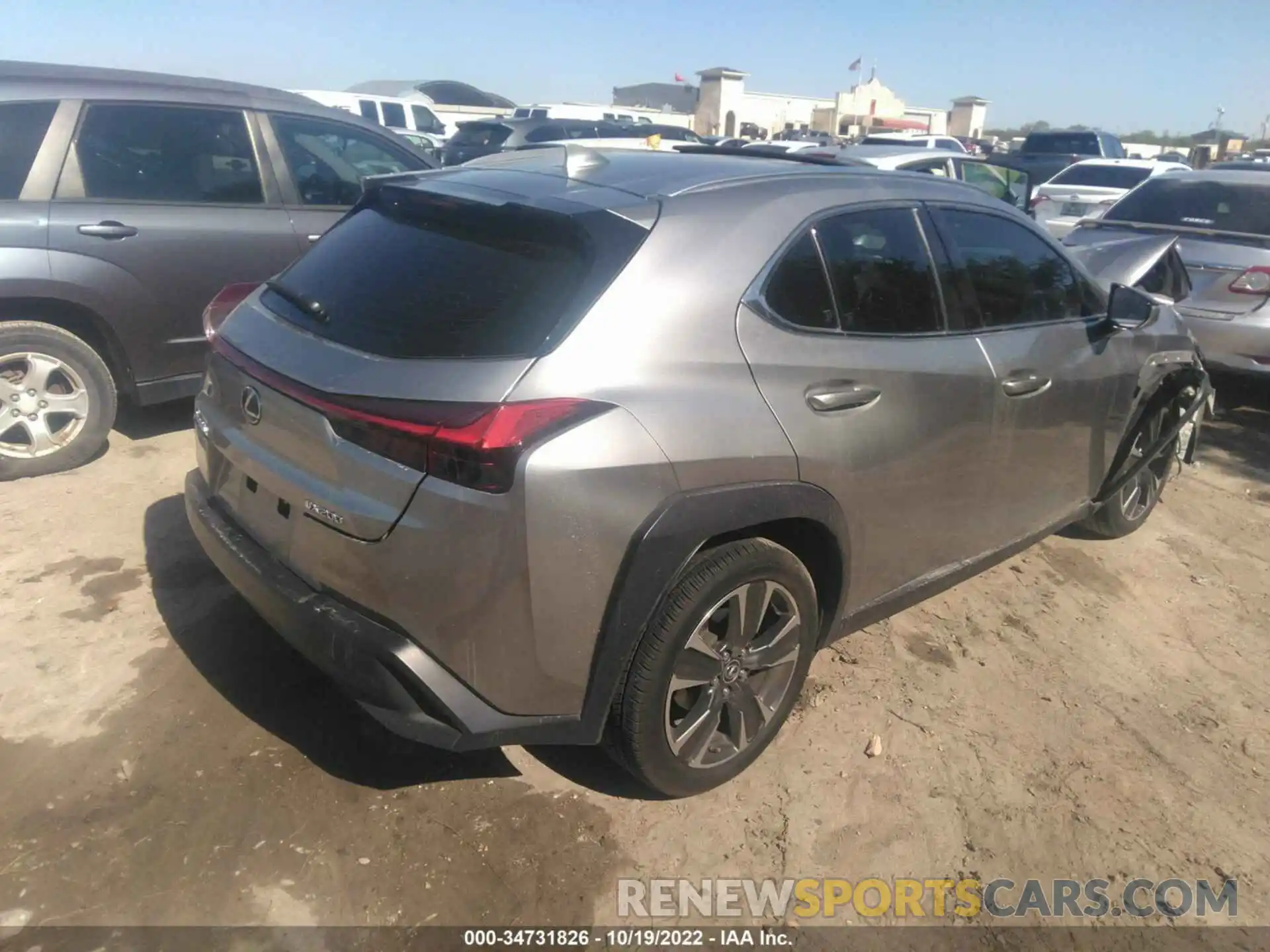 4 Photograph of a damaged car JTHY3JBH5K2002769 LEXUS UX 2019