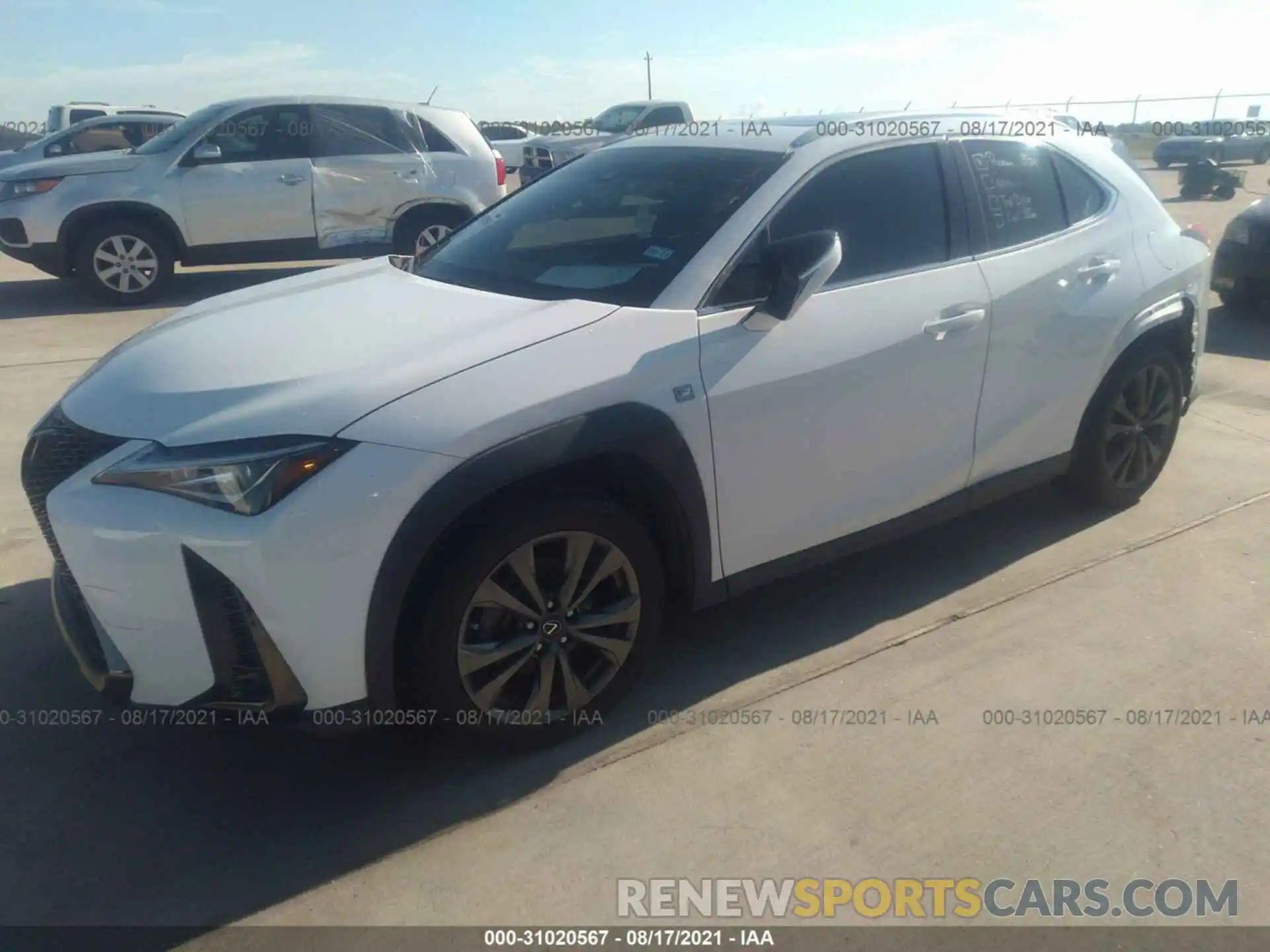 2 Фотография поврежденного автомобиля JTHY3JBH5K2006059 LEXUS UX 2019