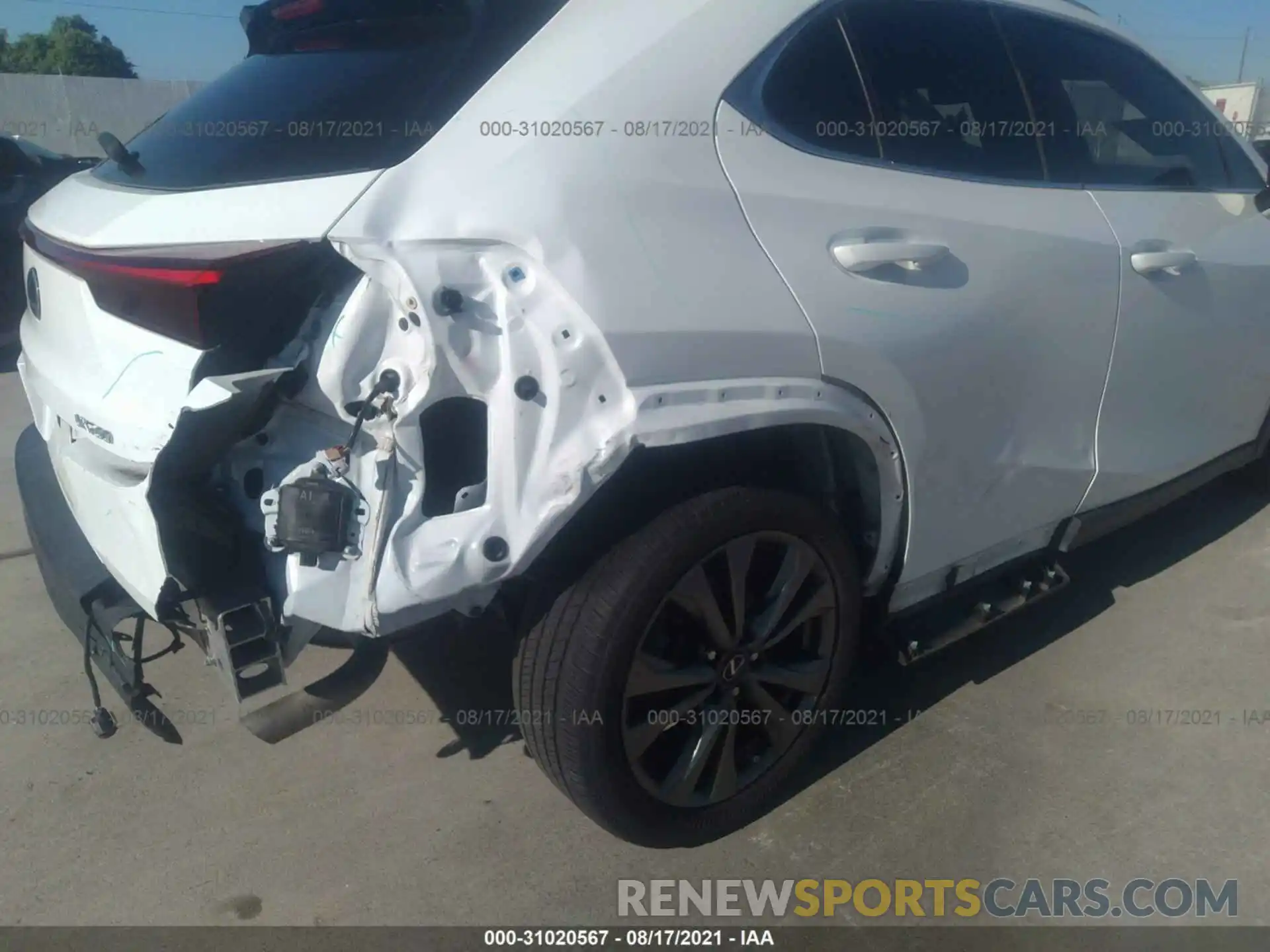 6 Photograph of a damaged car JTHY3JBH5K2006059 LEXUS UX 2019