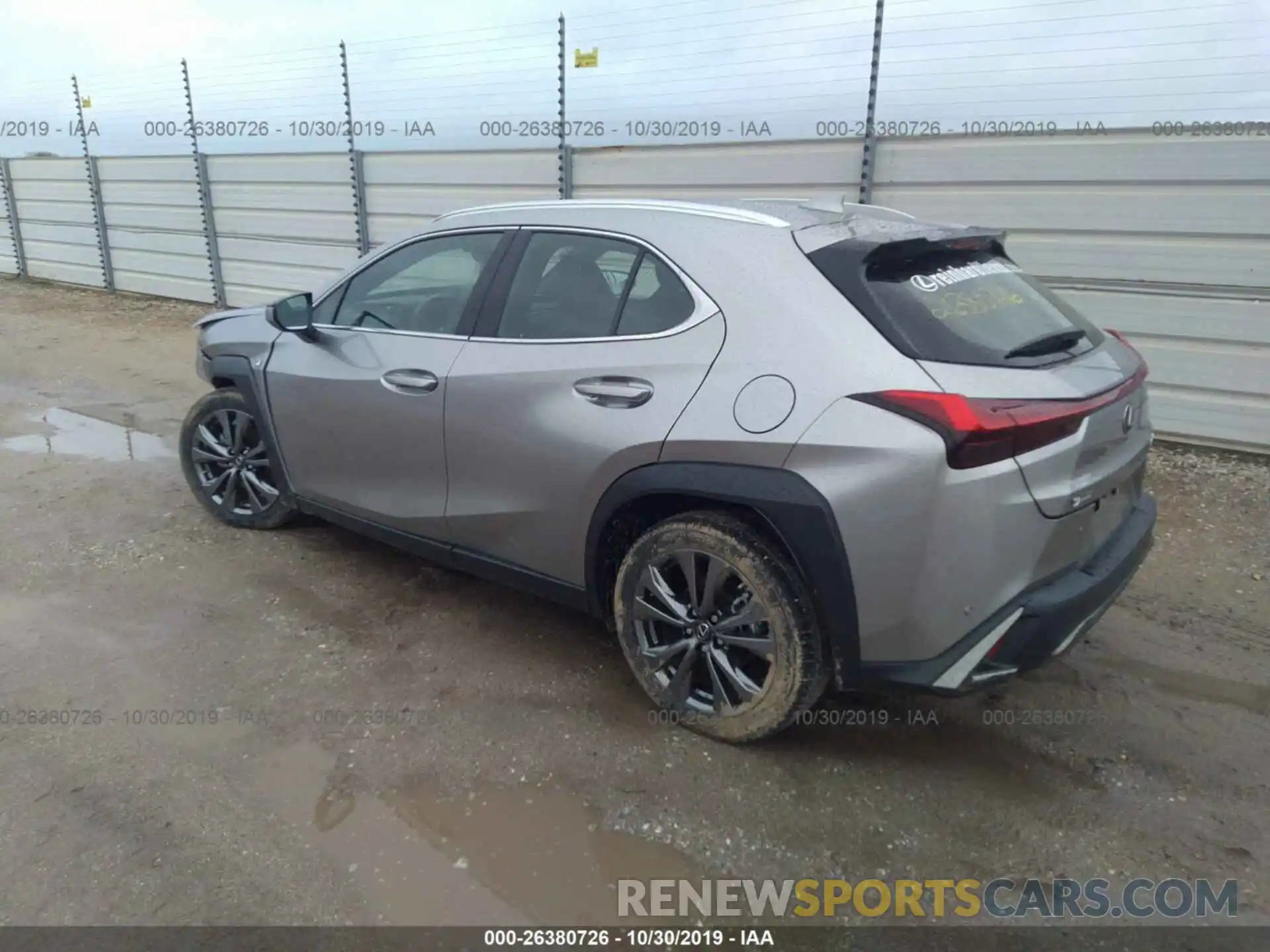 3 Фотография поврежденного автомобиля JTHY3JBH5K2008796 LEXUS UX 2019