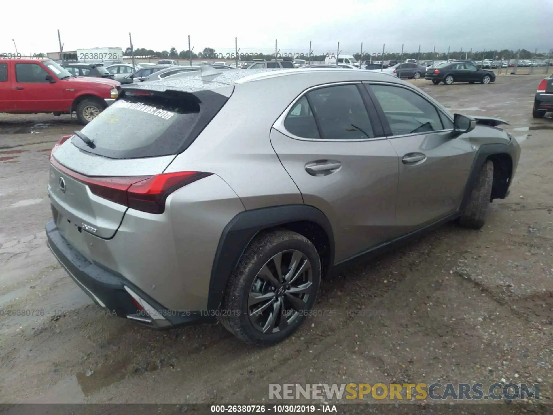 4 Photograph of a damaged car JTHY3JBH5K2008796 LEXUS UX 2019