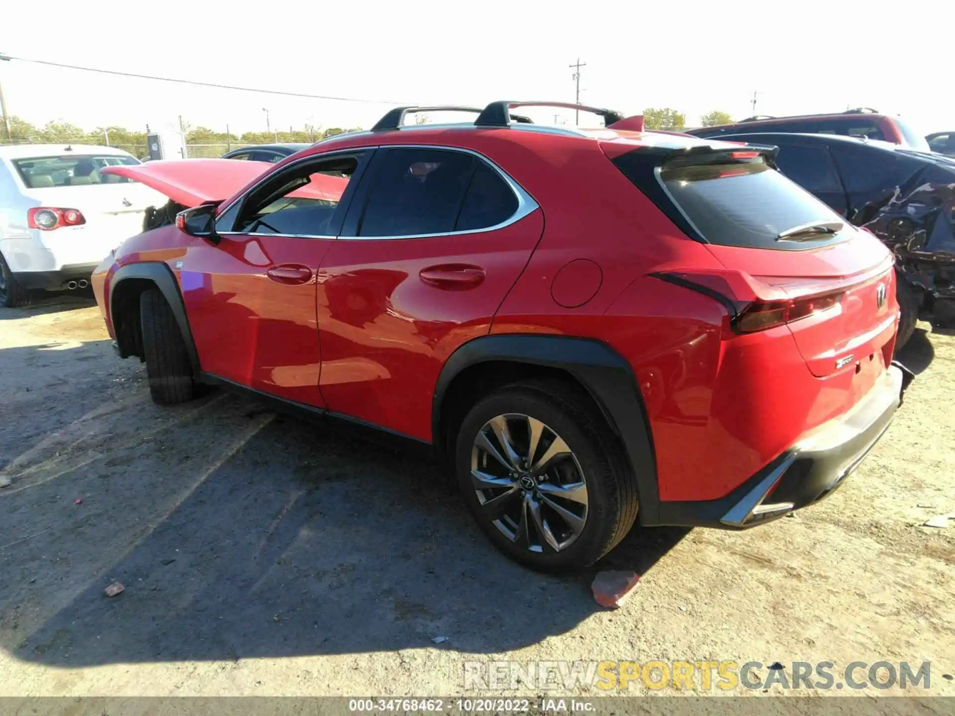 3 Фотография поврежденного автомобиля JTHY3JBH5K2010791 LEXUS UX 2019