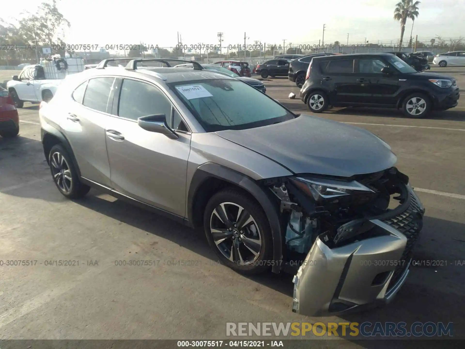 1 Photograph of a damaged car JTHY3JBH6K2000495 LEXUS UX 2019